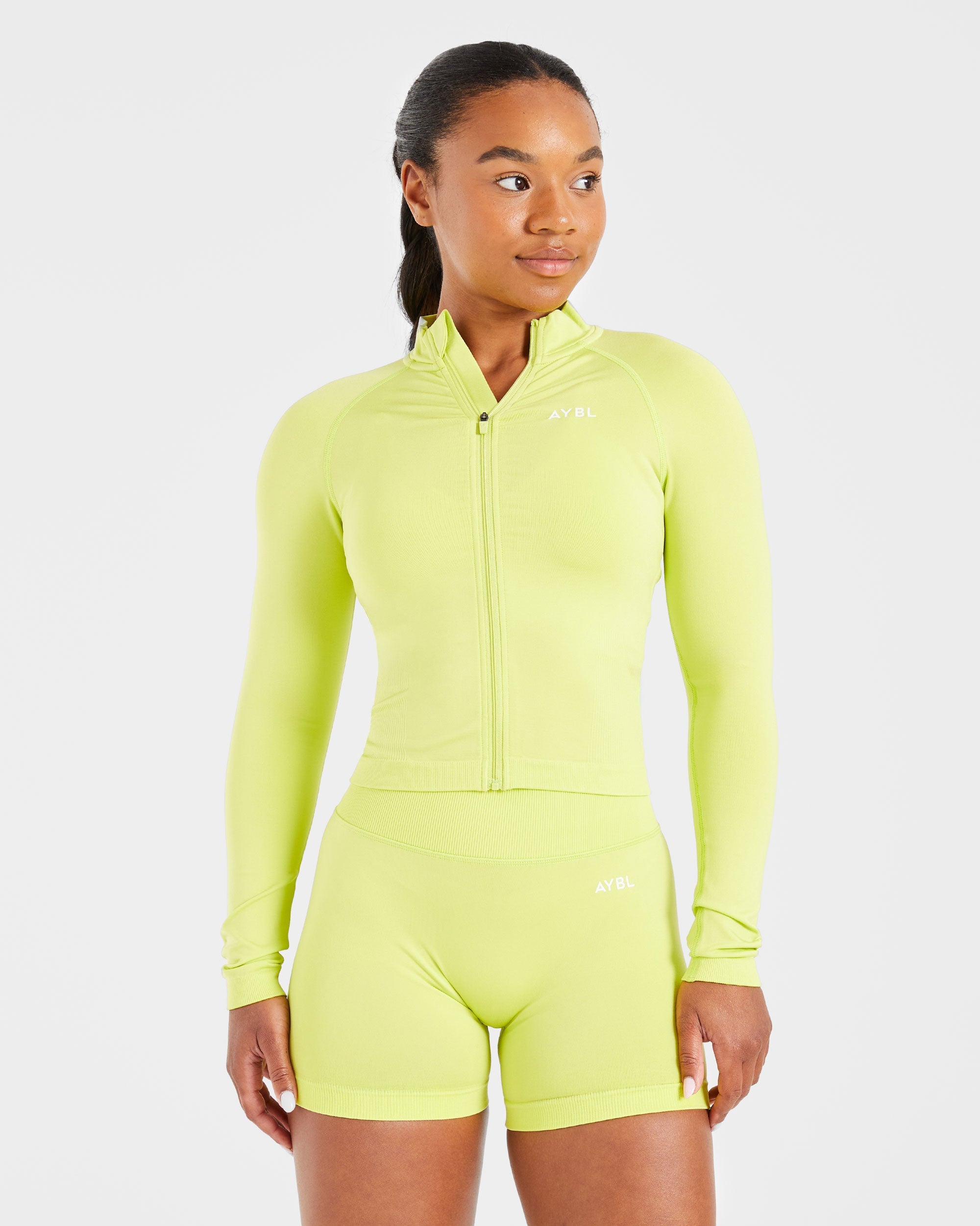 Adapt Seamless Jacket - Lime Green