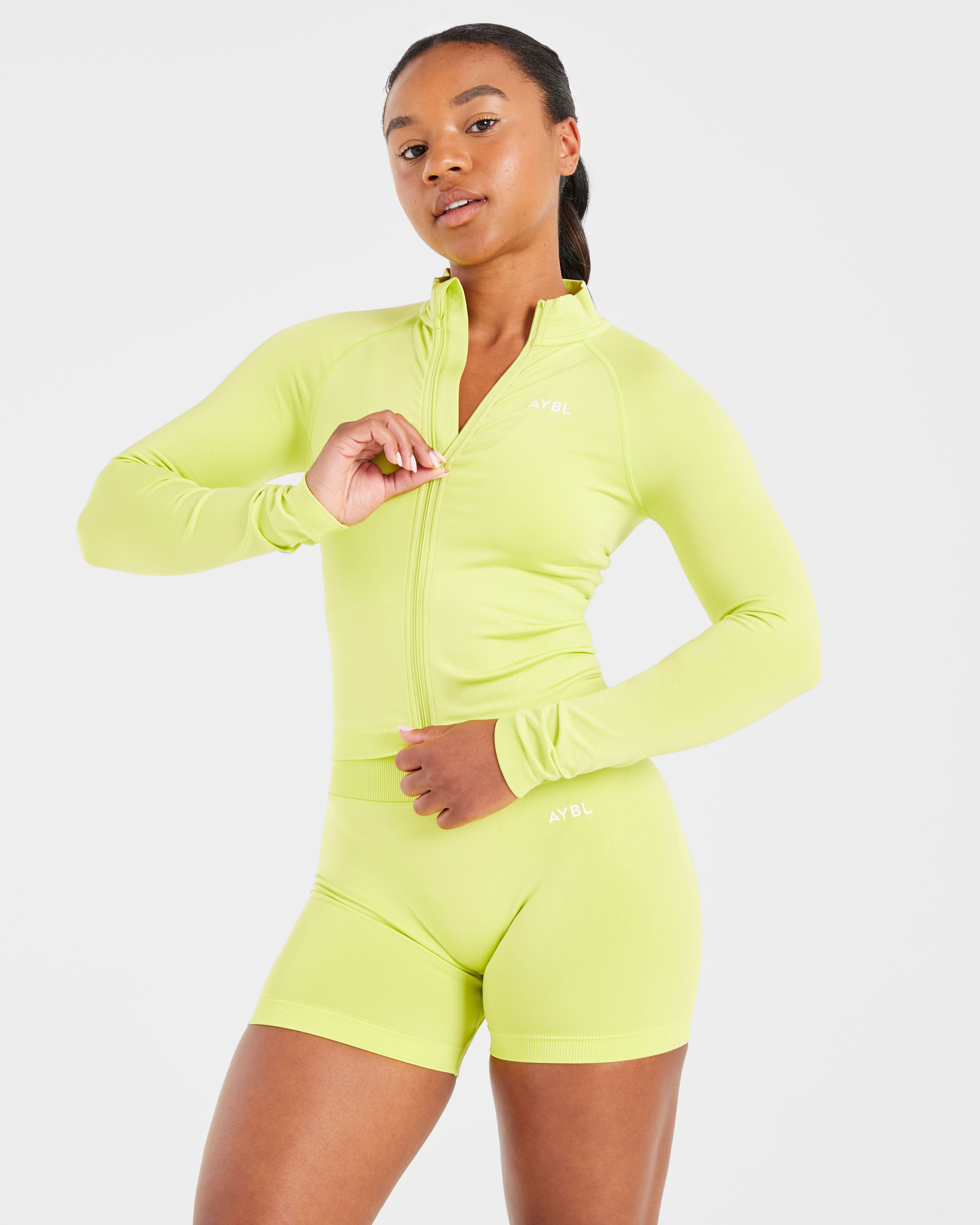 Adapt Seamless Jacket - Lime Green
