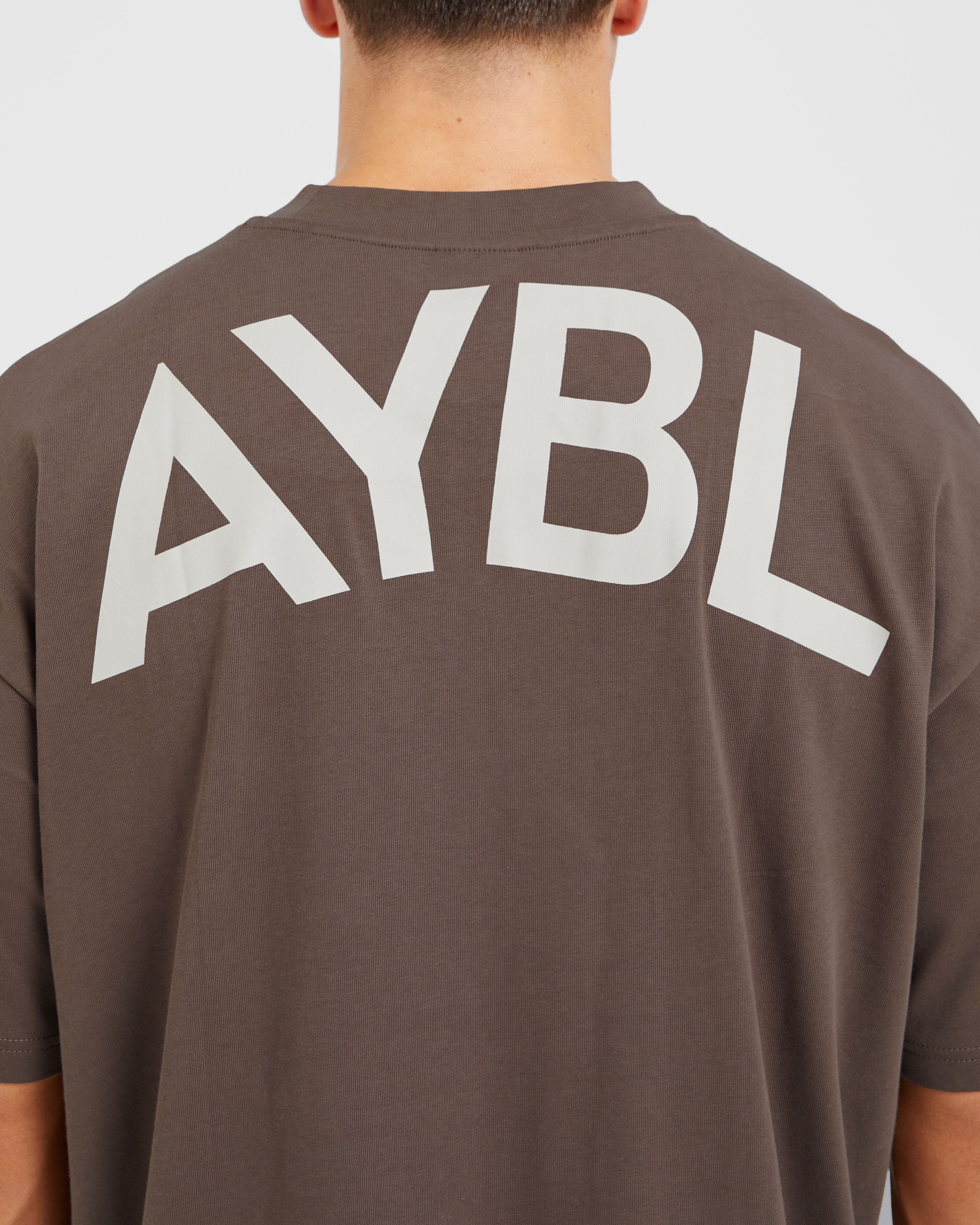 Essential Oversized T Shirt - Brown