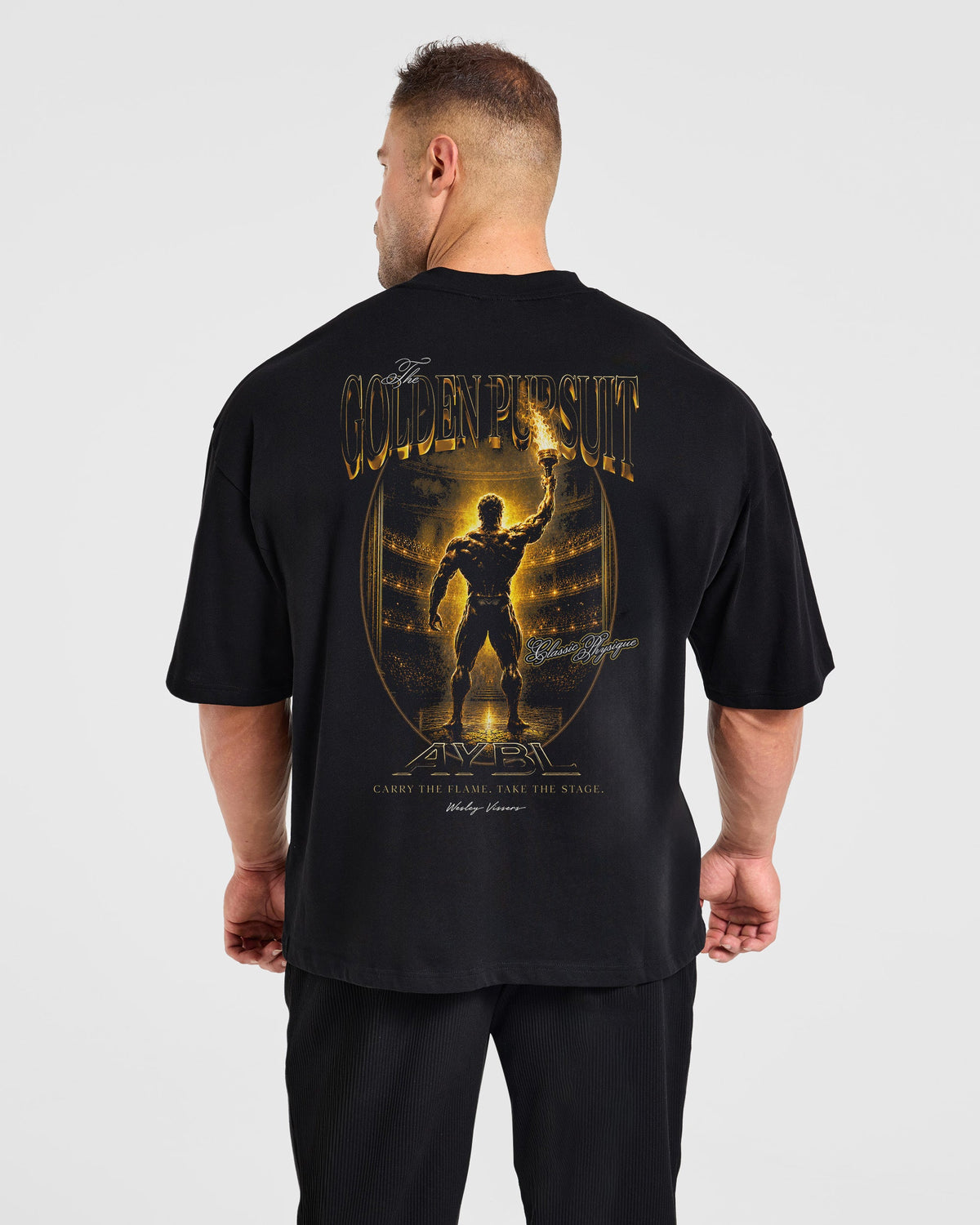 Wesley Vissers x Golden Pursuit Oversized T Shirt - Black