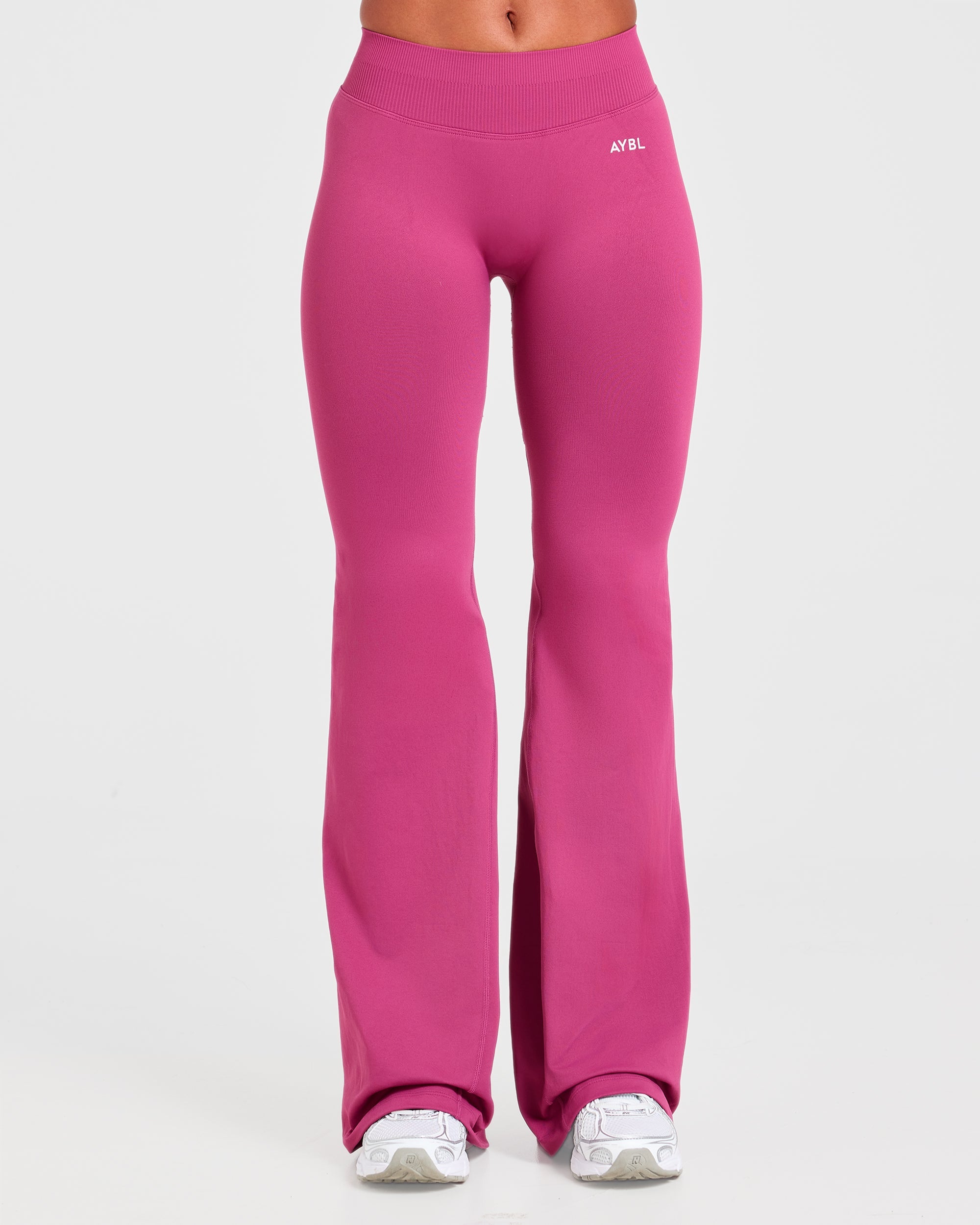 Enhance Seamless Flared Leggings - Dusky Rose
