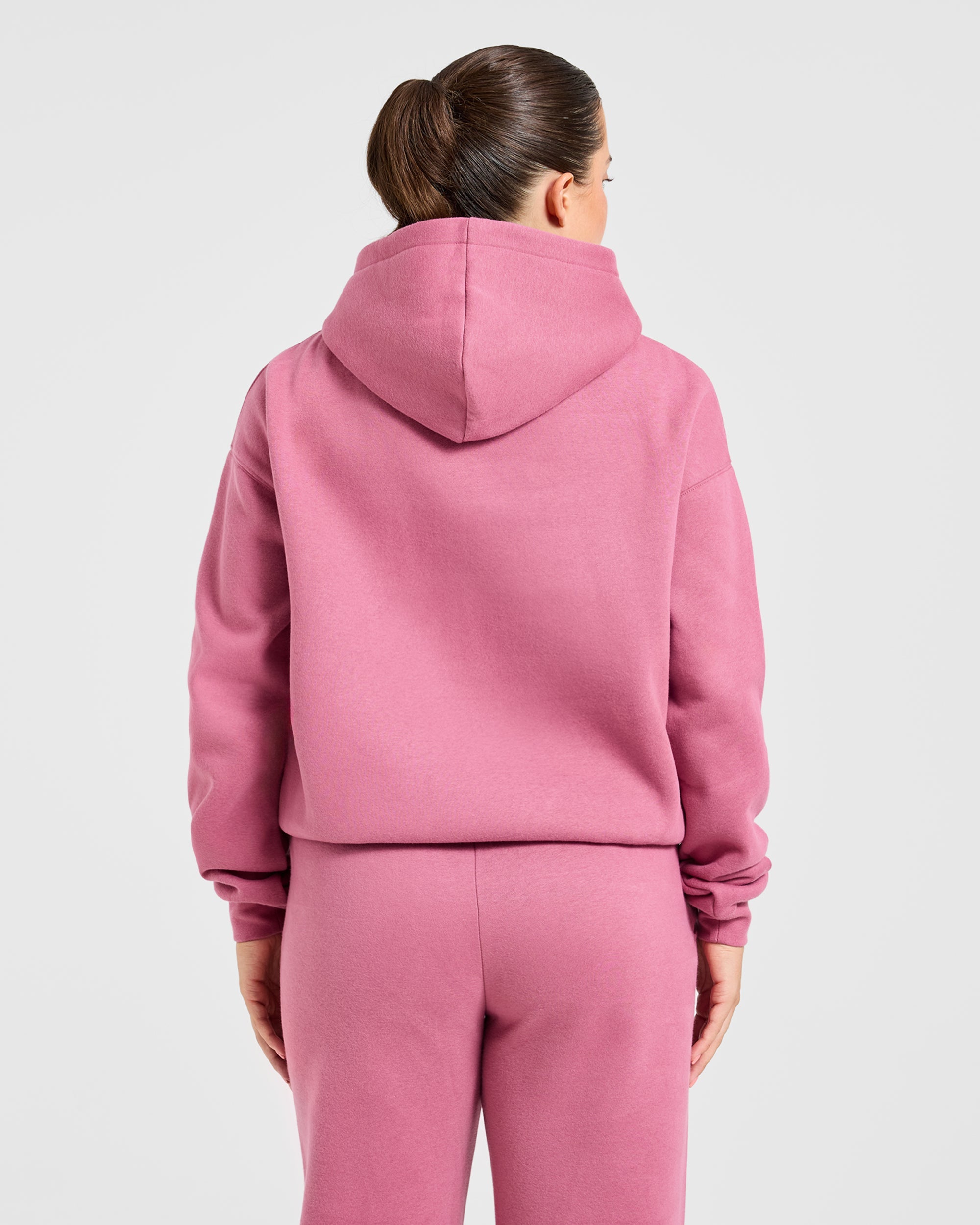 Varsity 2.0 Oversized Hoodie - Dusty Rose