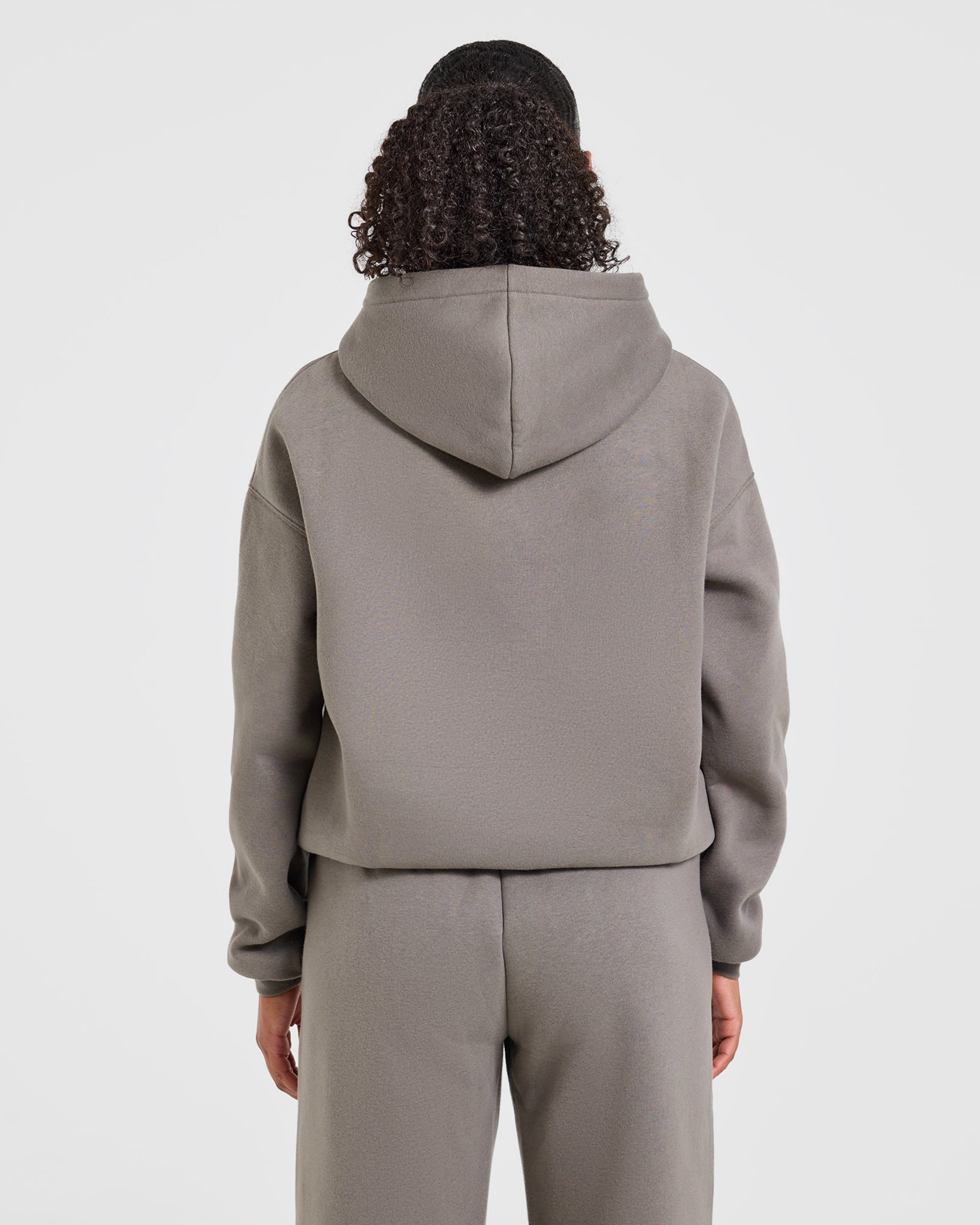 Varsity 2.0 Oversized Hoodie - Slate Brown