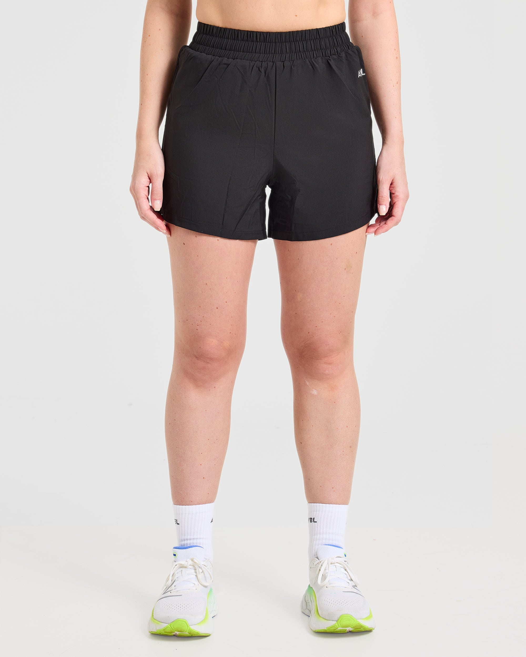 Run Ruched Shorts - Black