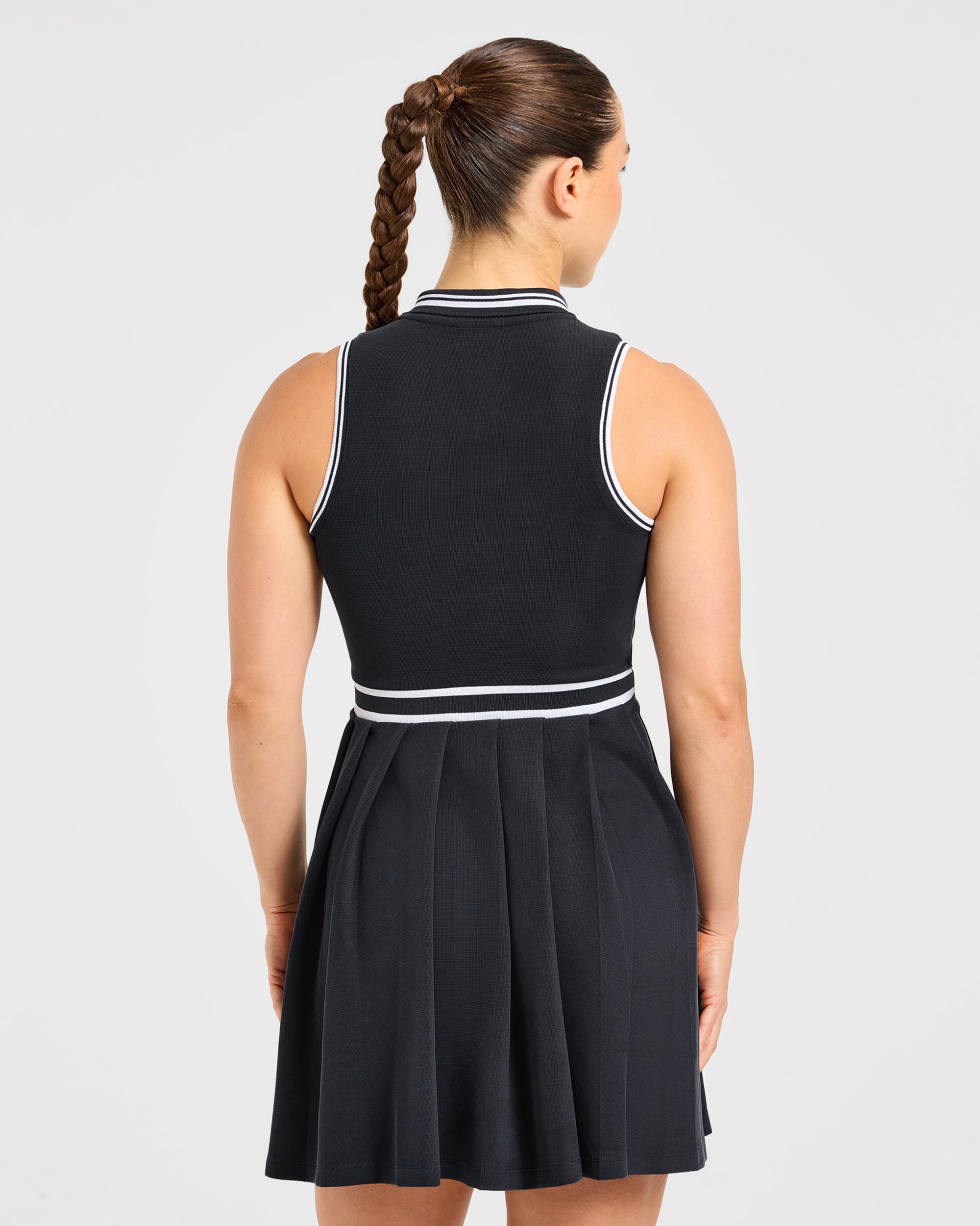 Classic Pleated Dress - Black