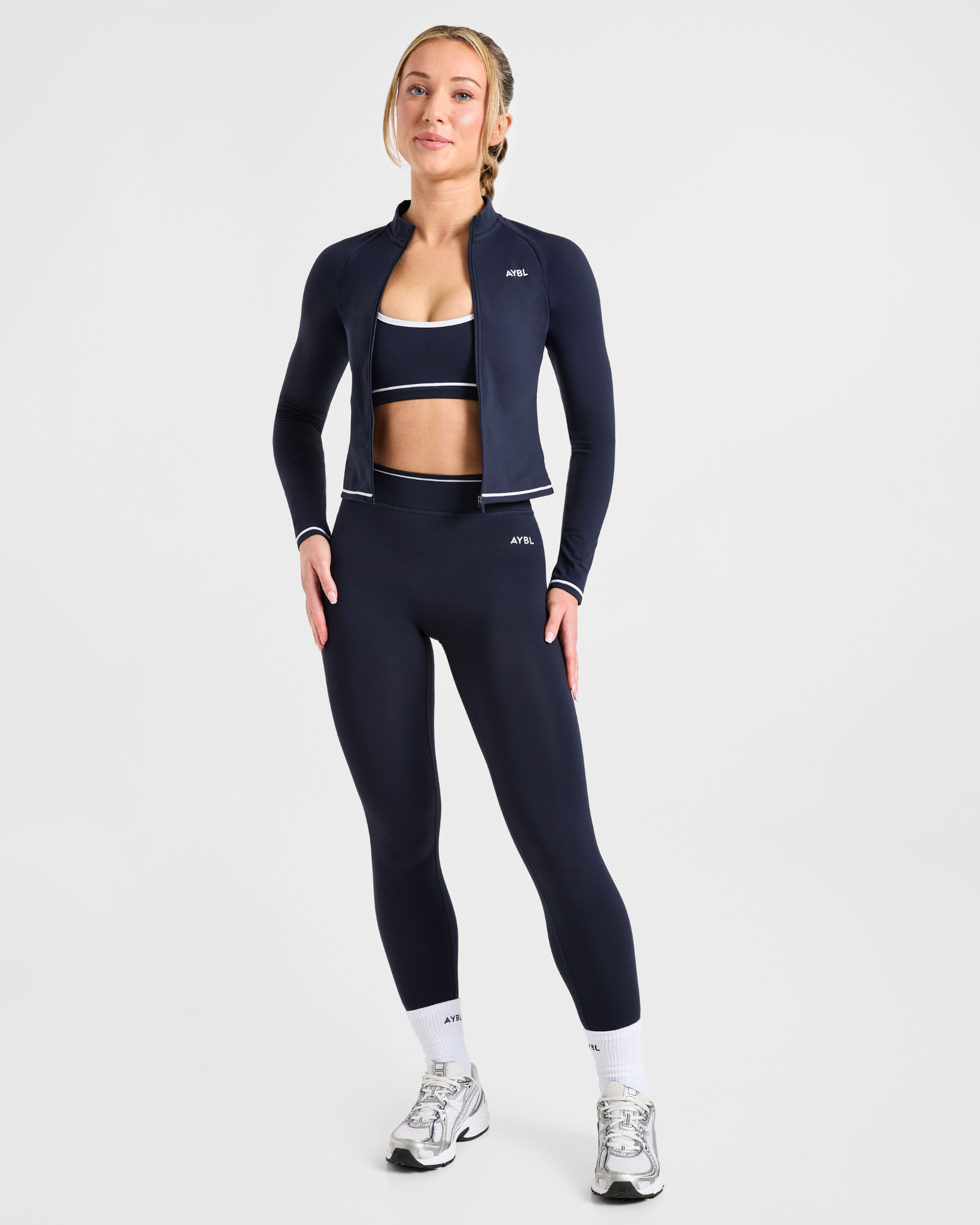 Form Zip Up Jacket - Muted Navy