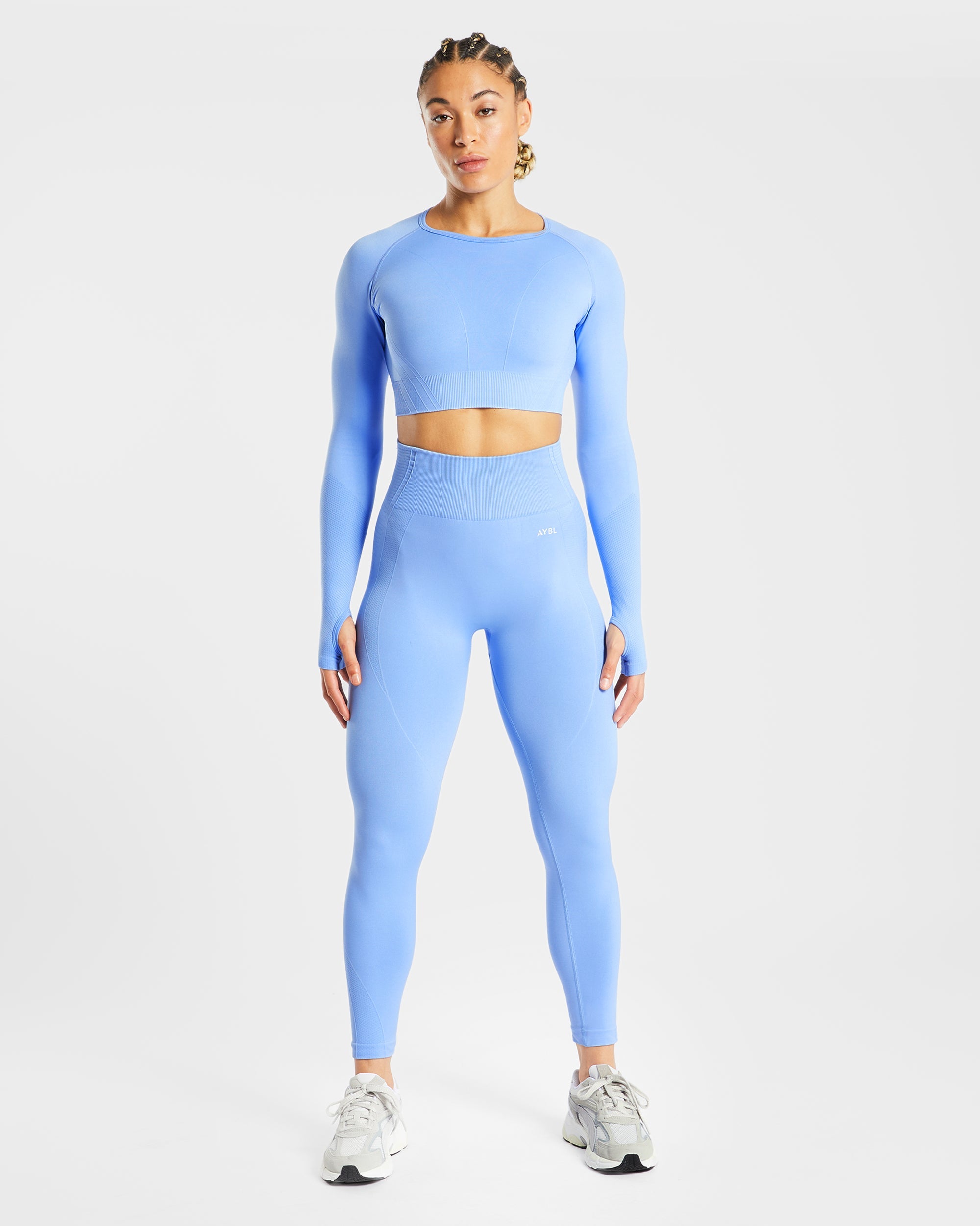 Balance V2 Nahtlose Leggings – Chambray-Blau