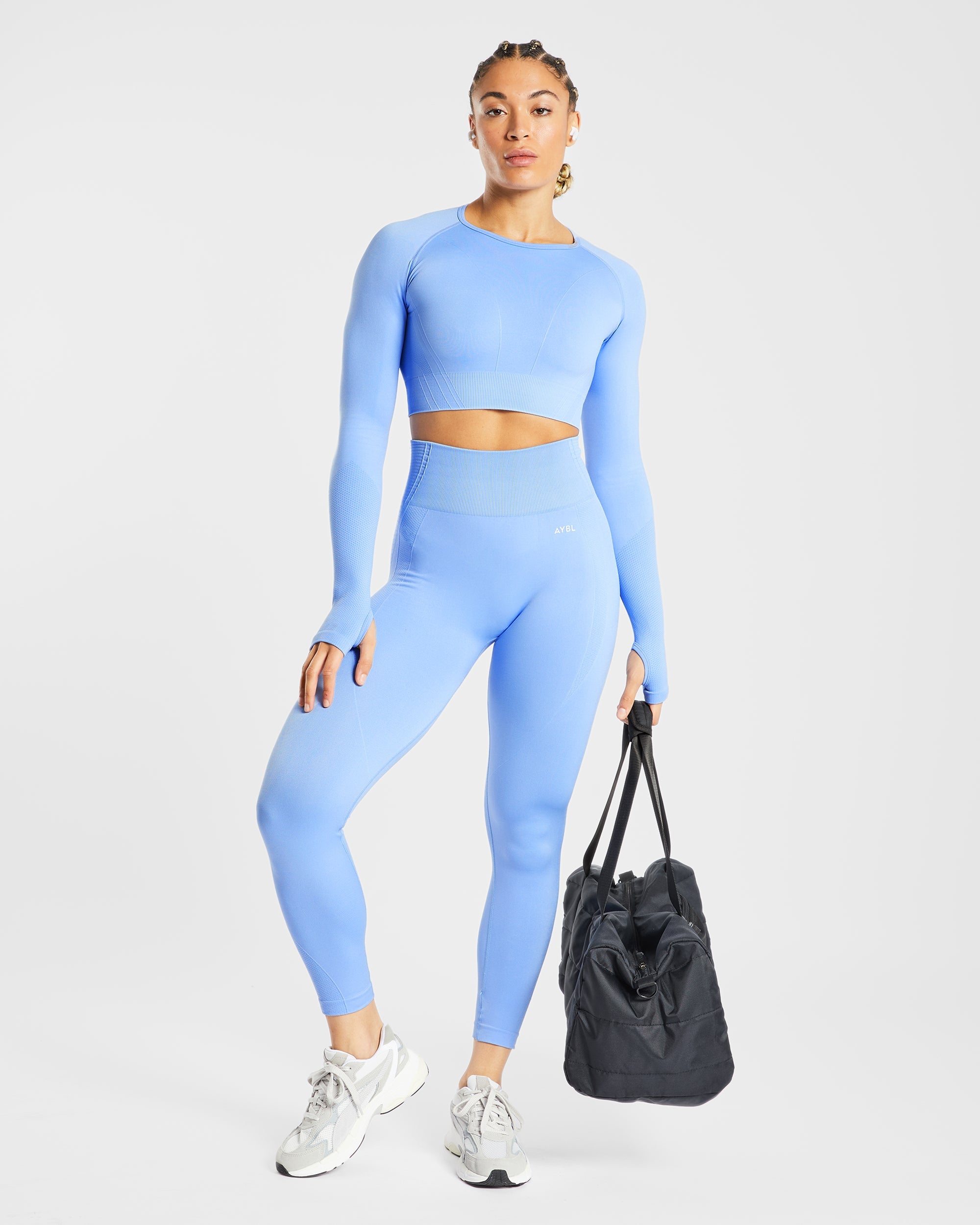 Balance V2 Nahtlose Leggings – Chambray-Blau