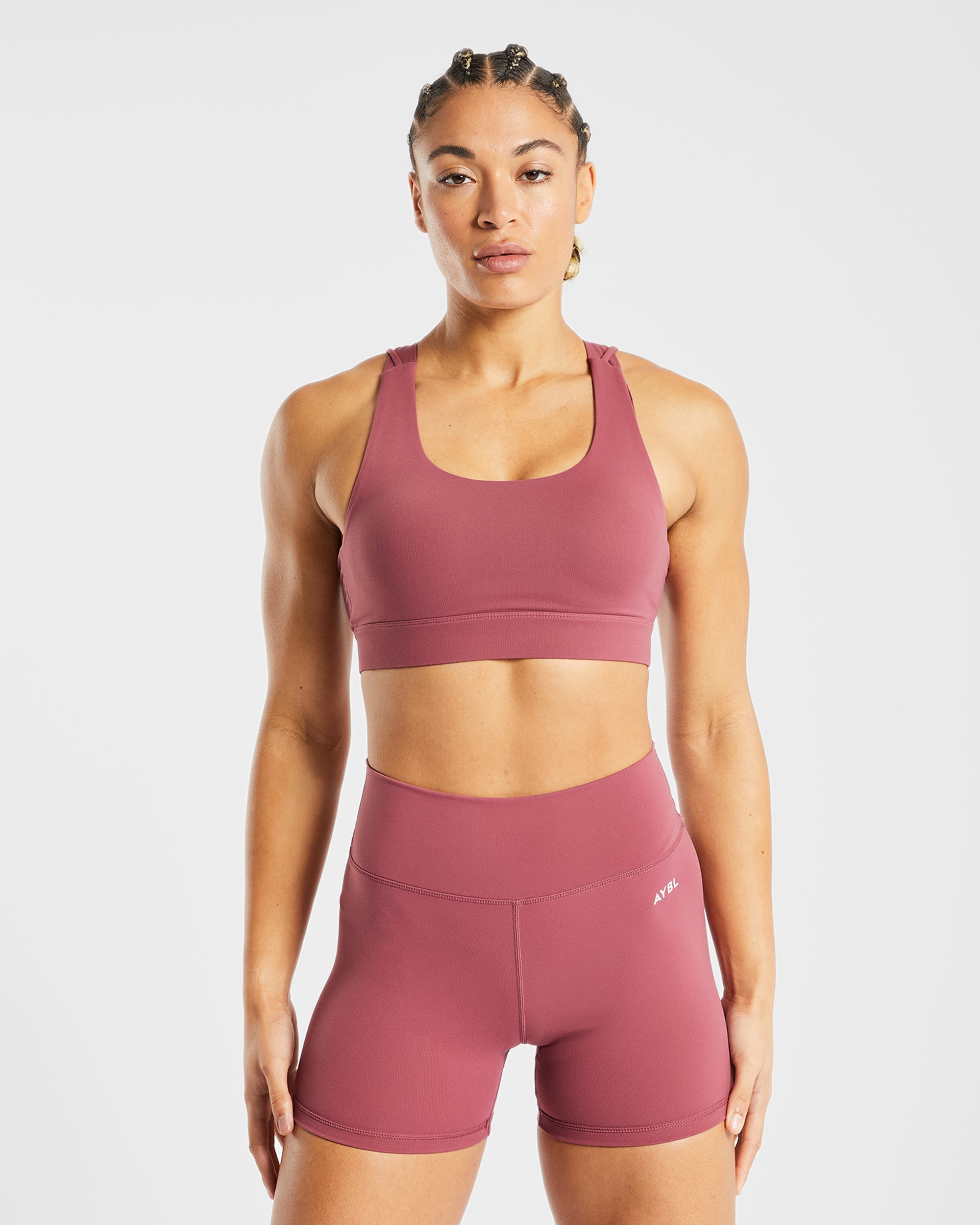 Core Sport-BH – Ziegelrot