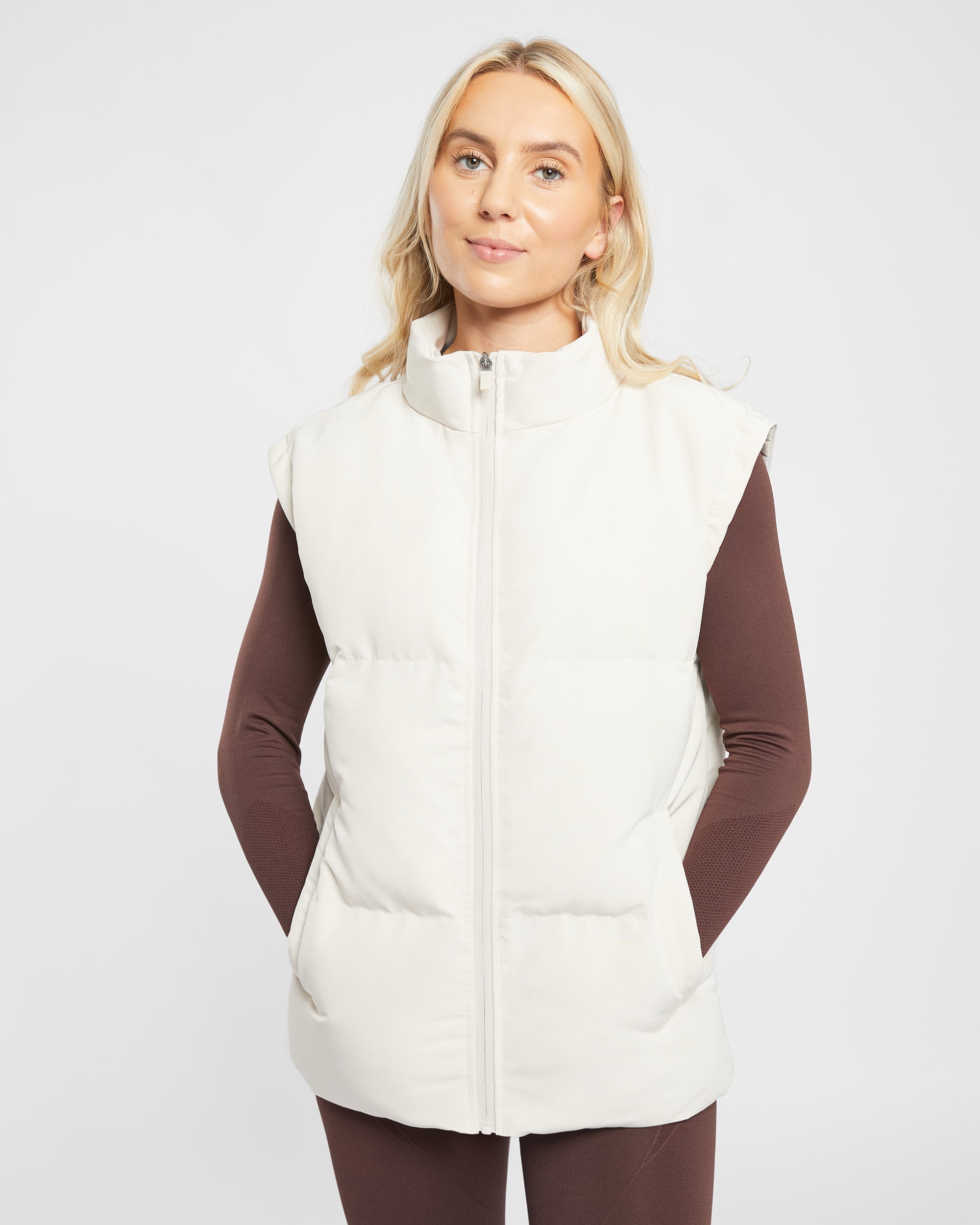 Everyday Oversized Gilet - Sand