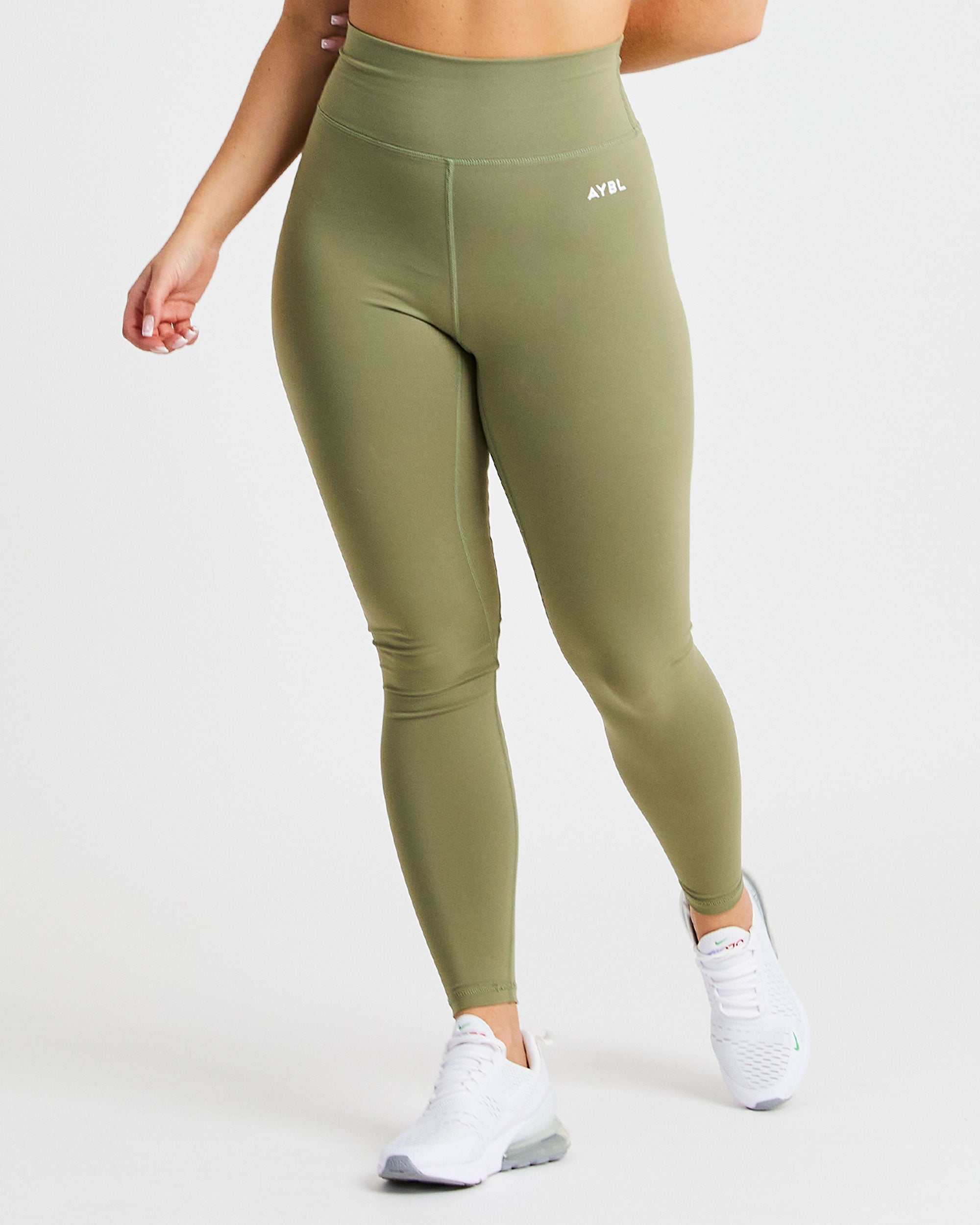Core-Leggings – Oliv