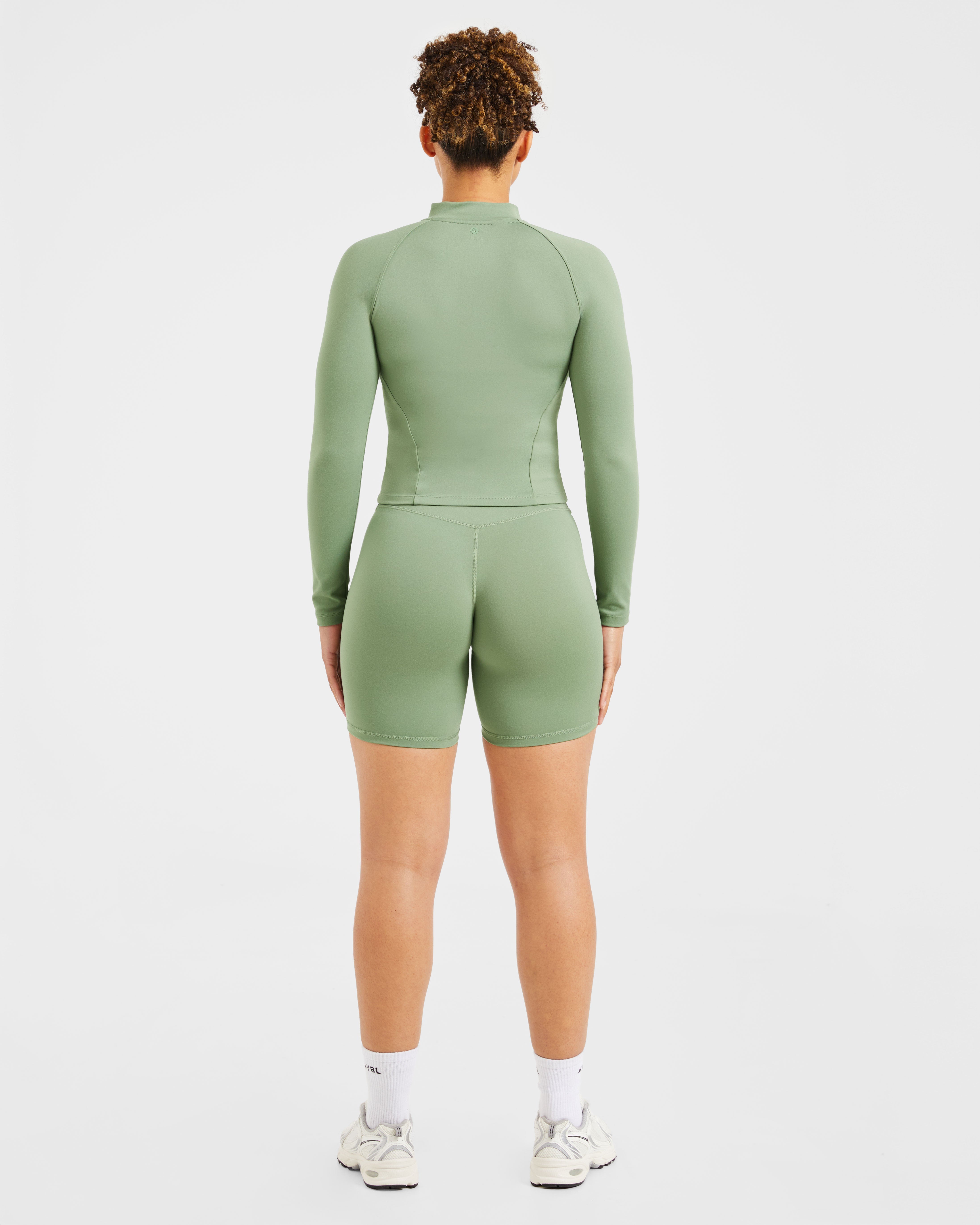 Staple Zip Jacket - Olive Green