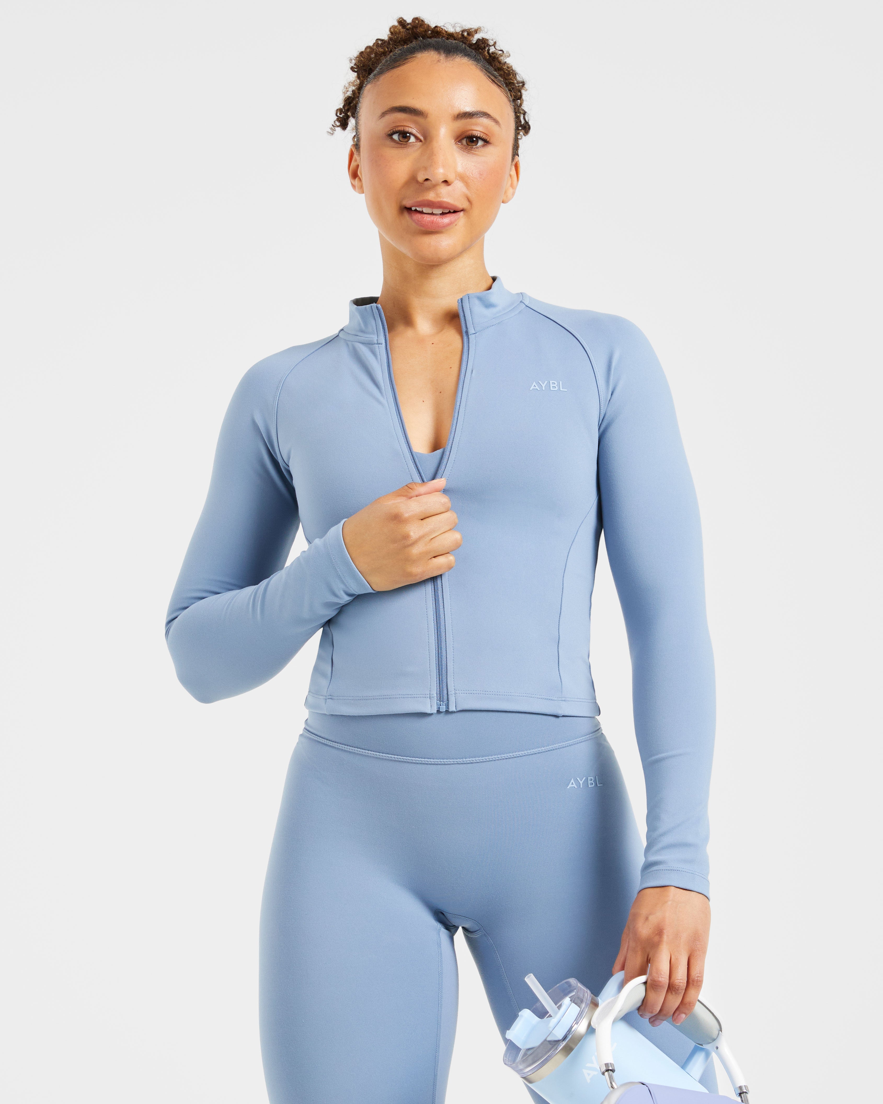 Staple Zip Jacket - Slate Blue