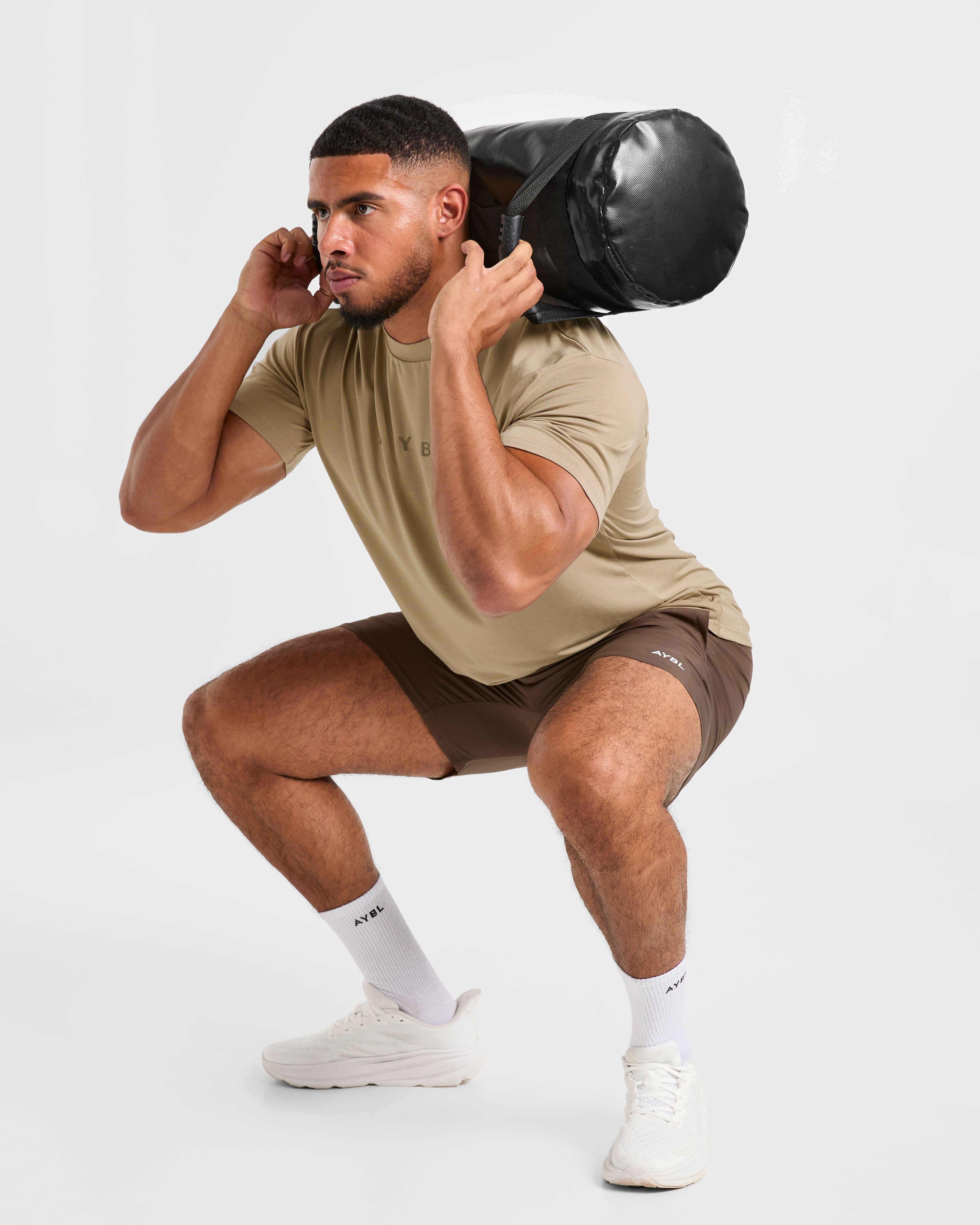 Reinforce Training T Shirt - Tawny Brown