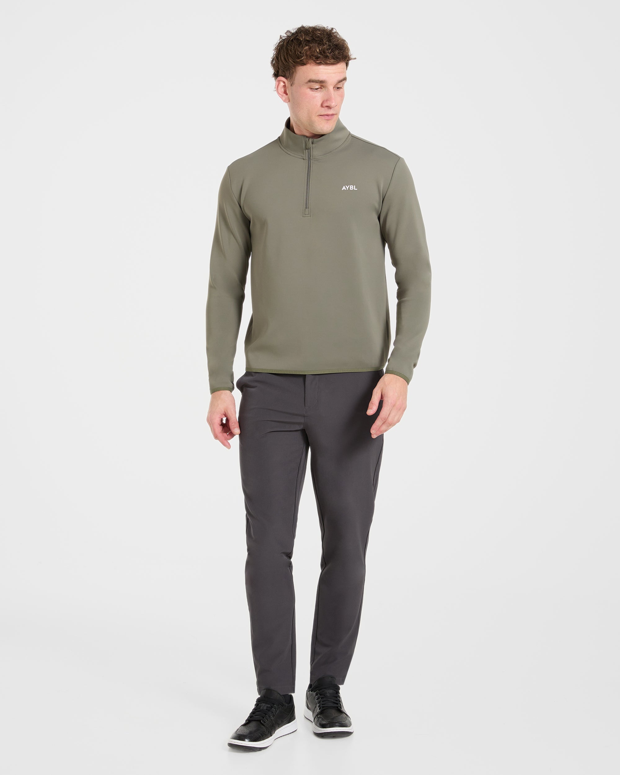 Precision 1/4 Zip Pullover - Deep Sage