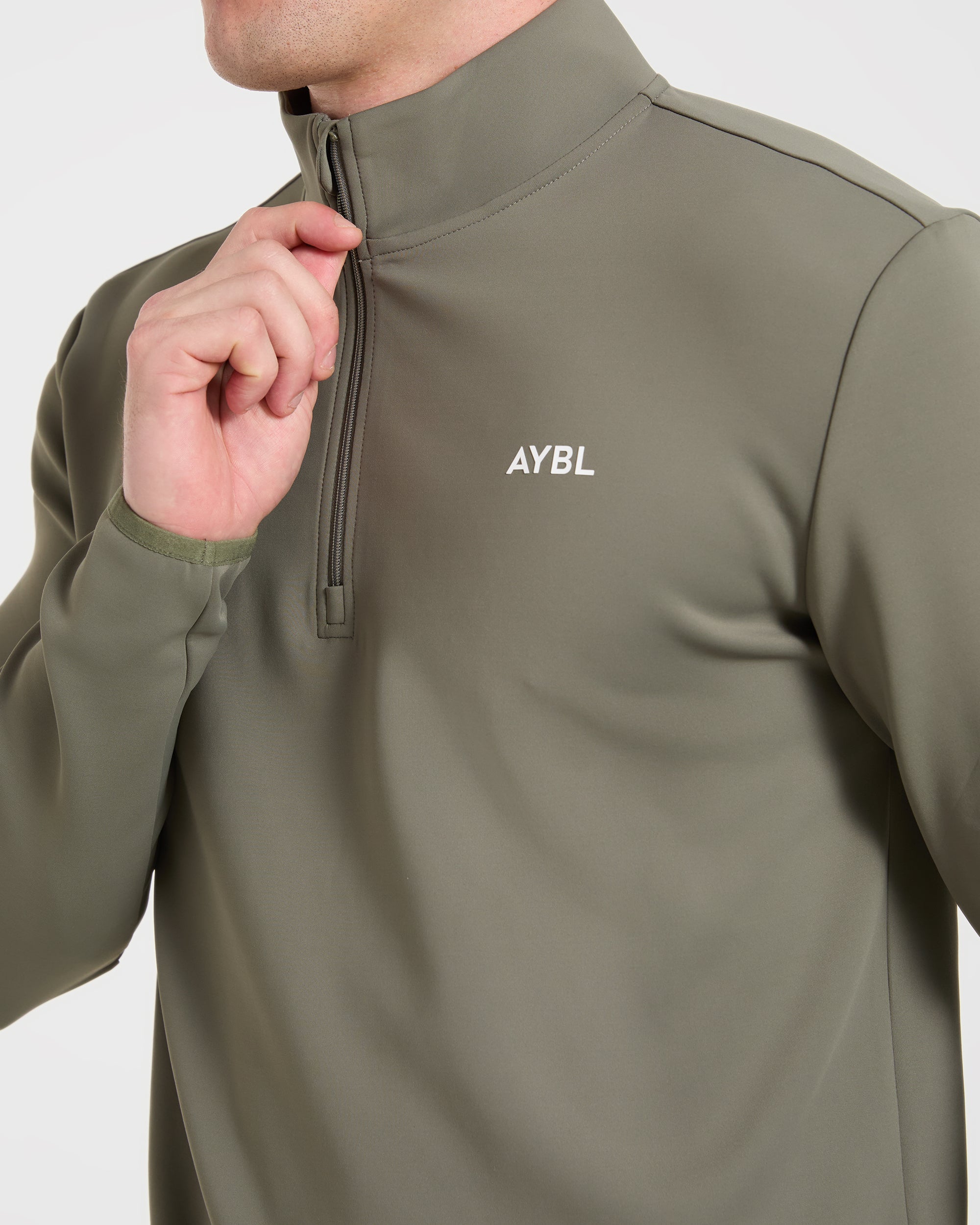 Precision 1/4 Zip Pullover - Deep Sage