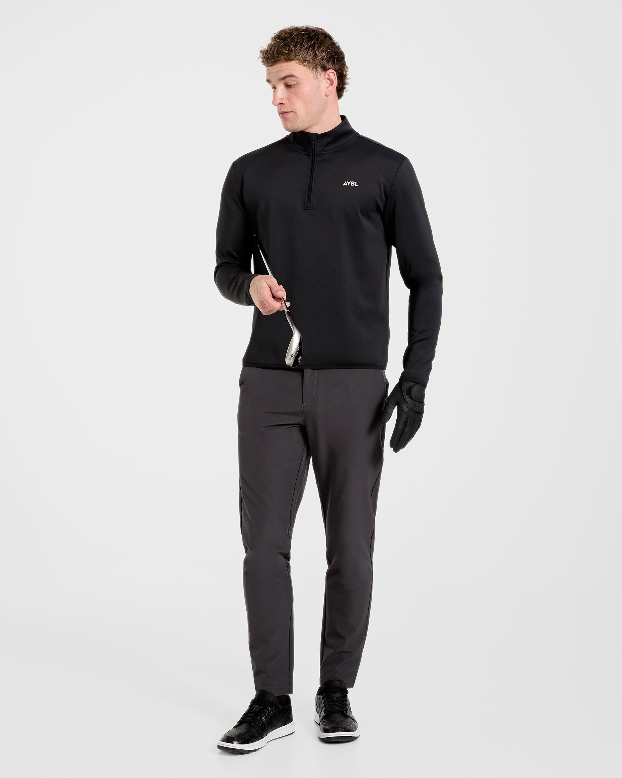 Precision 1/4 Zip Pullover - Black