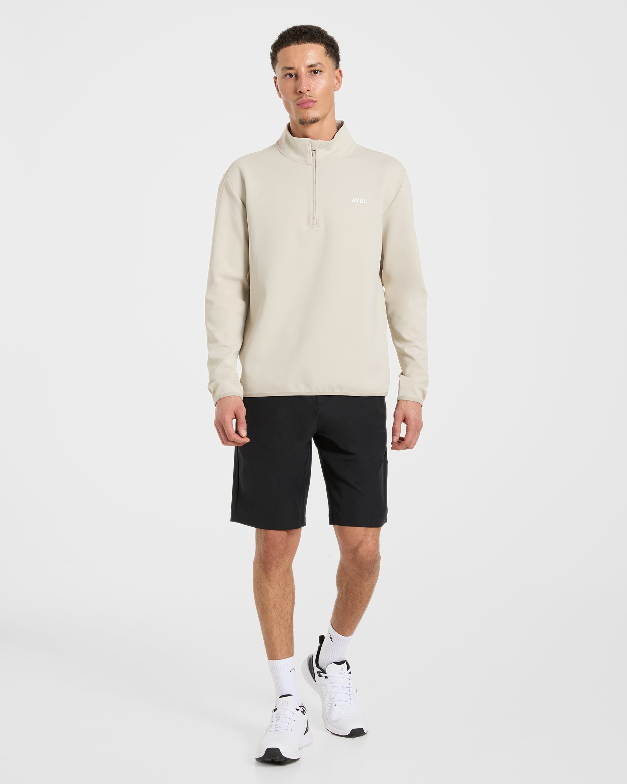 Precision 1/4 Zip Pullover - Sand