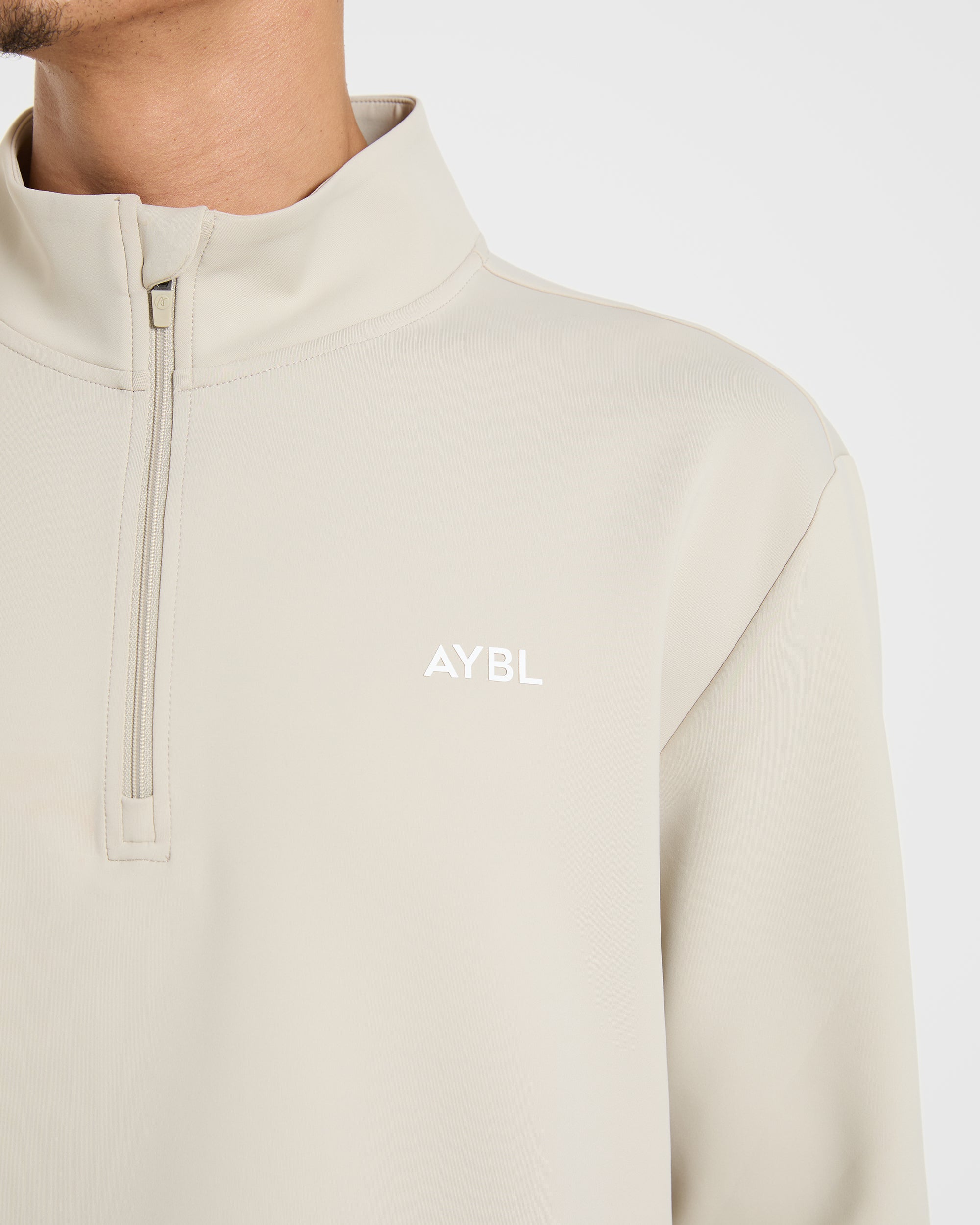 Precision 1/4 Zip Pullover - Sand
