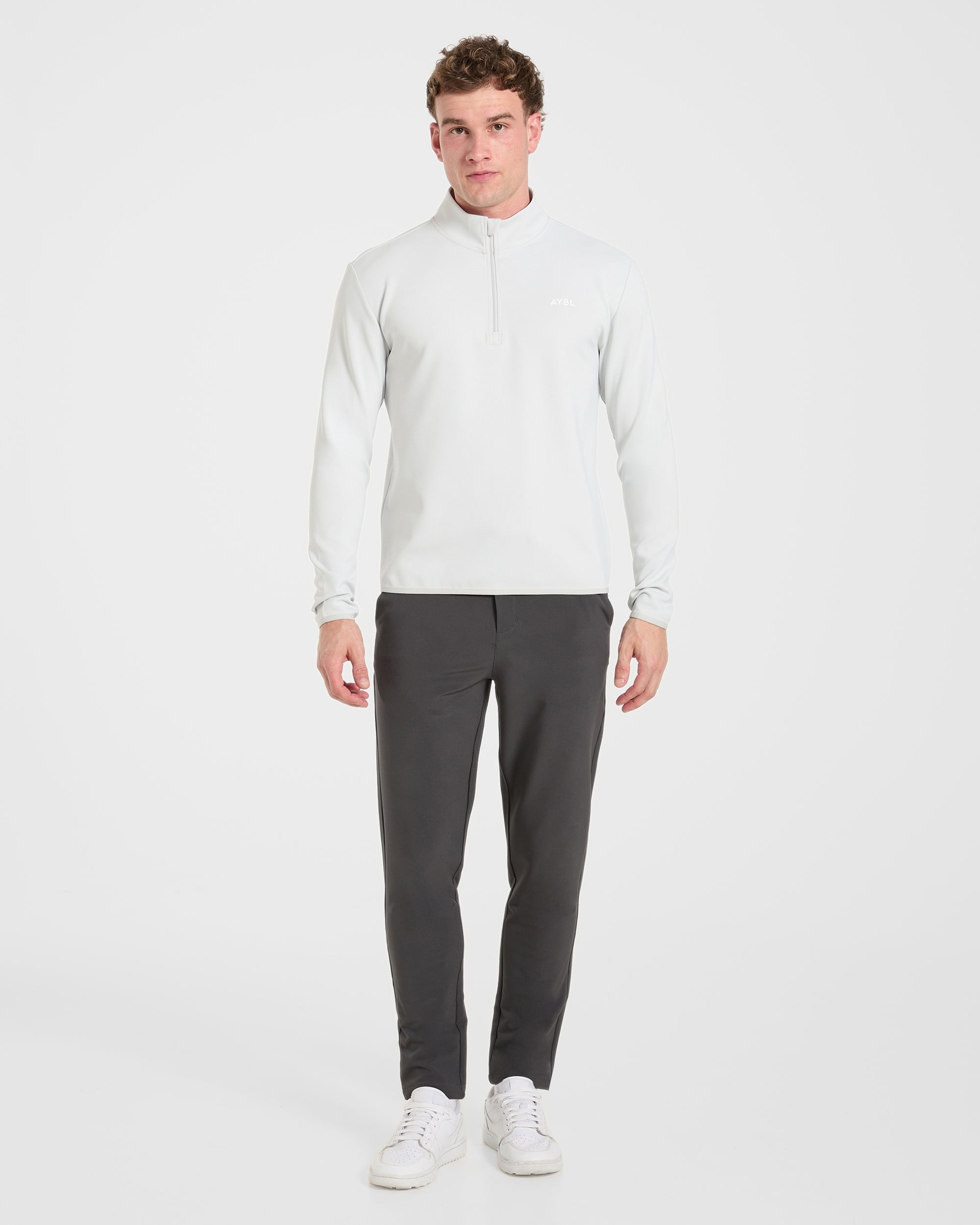 Precision 1/4 Zip Pullover - Ice Grey