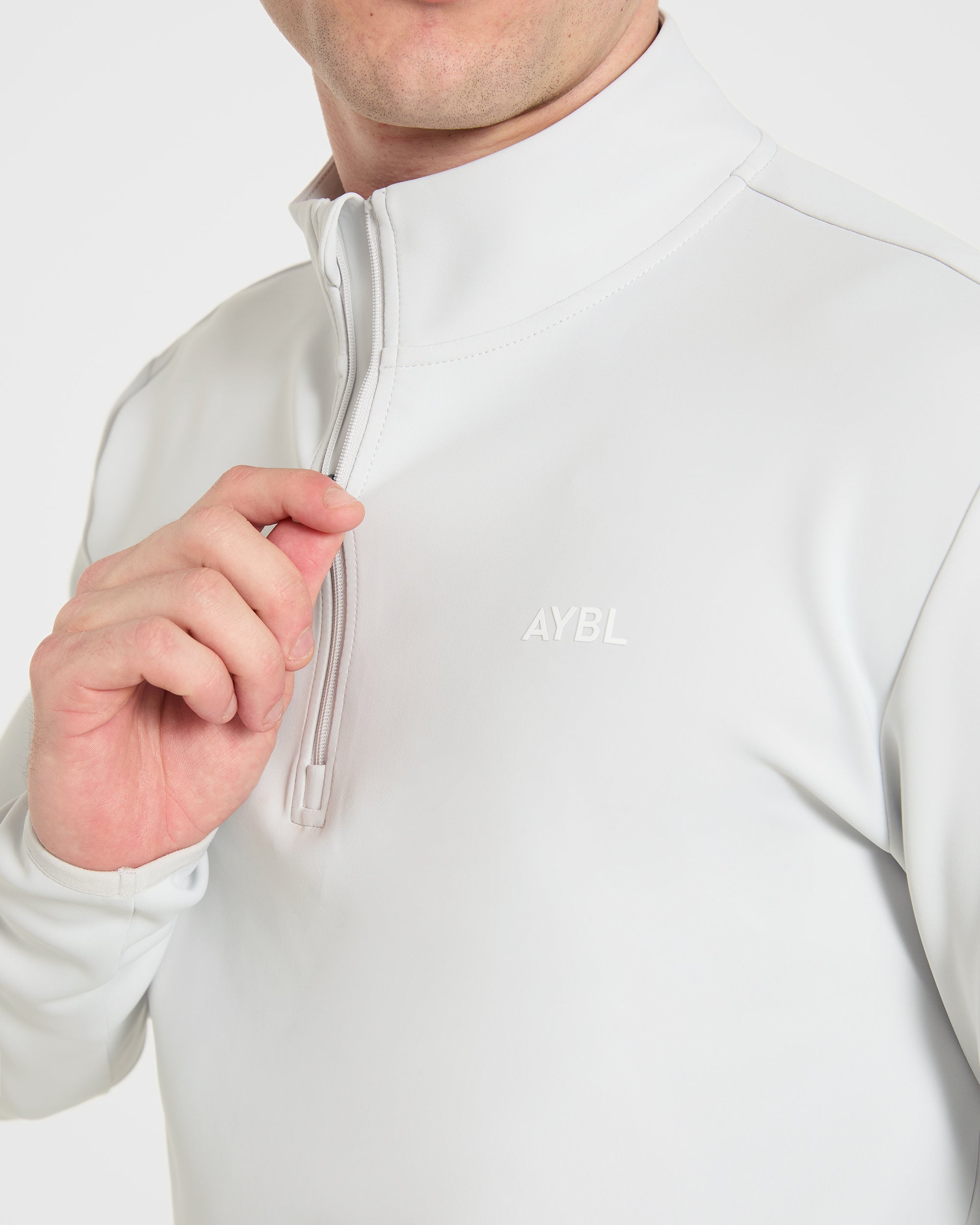 Precision 1/4 Zip Pullover - Ice Grey