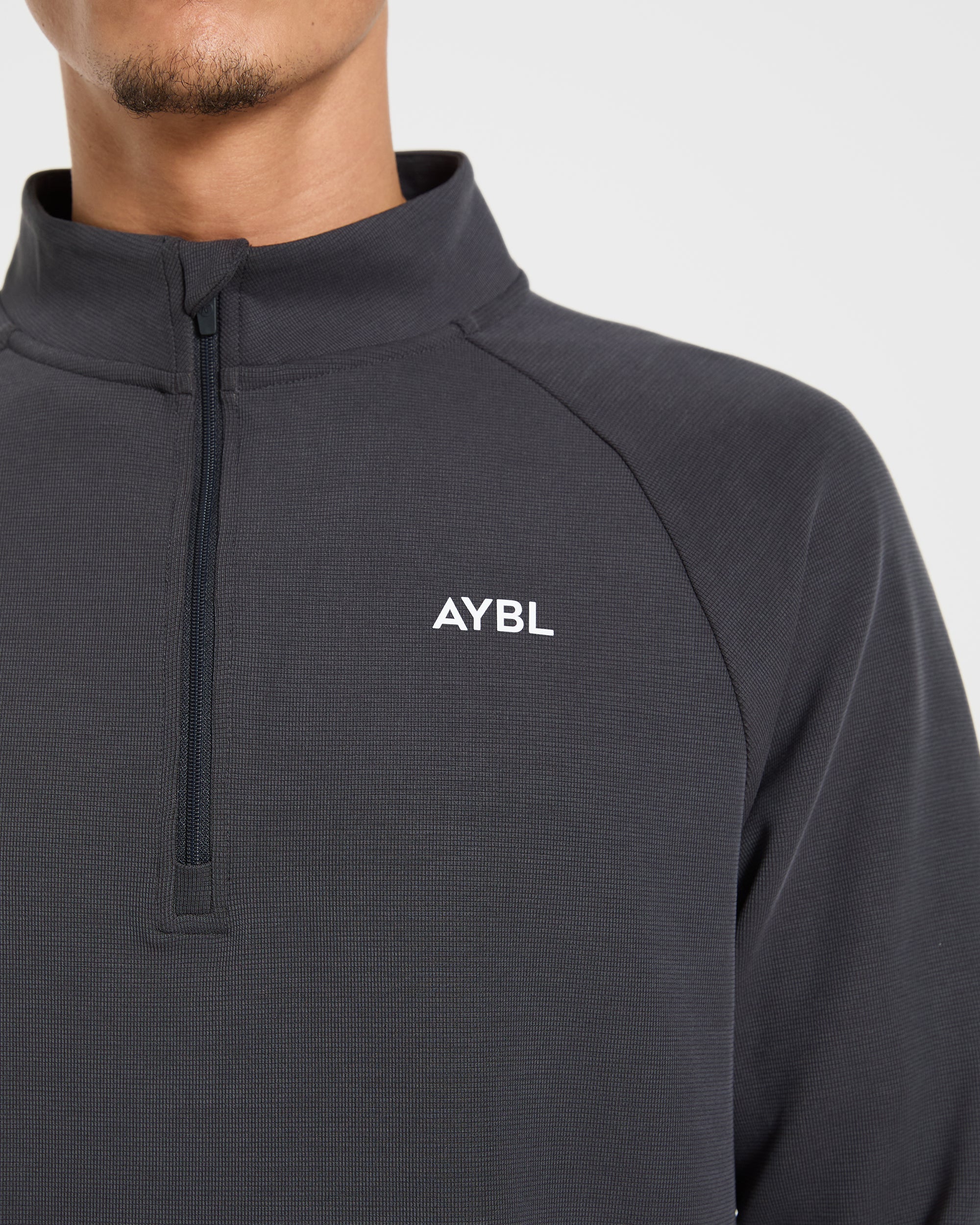 Precision Hybrid 1/4 Zip Pullover - Charcoal