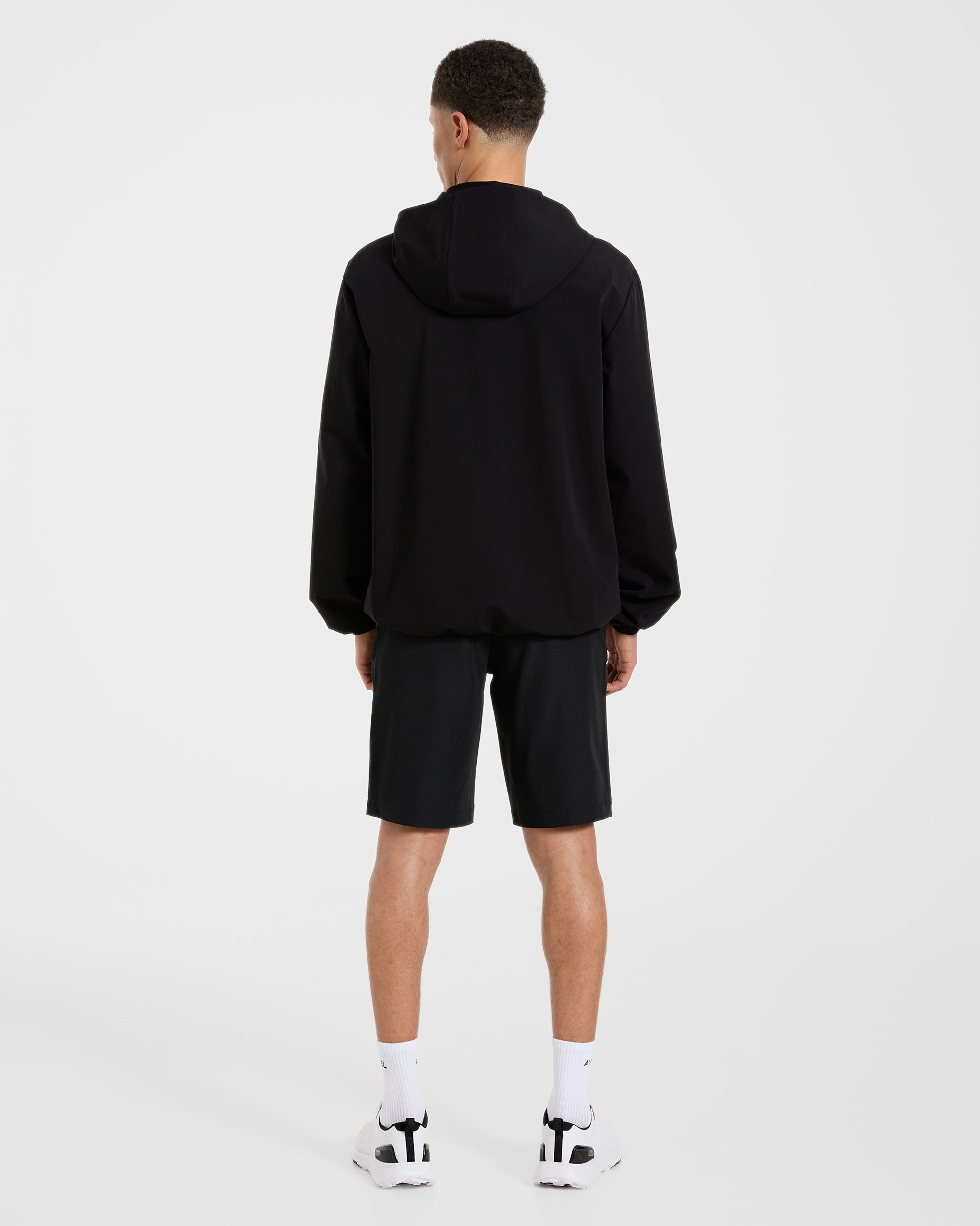 Precision 1/4 Zip Wind Pullover - Black