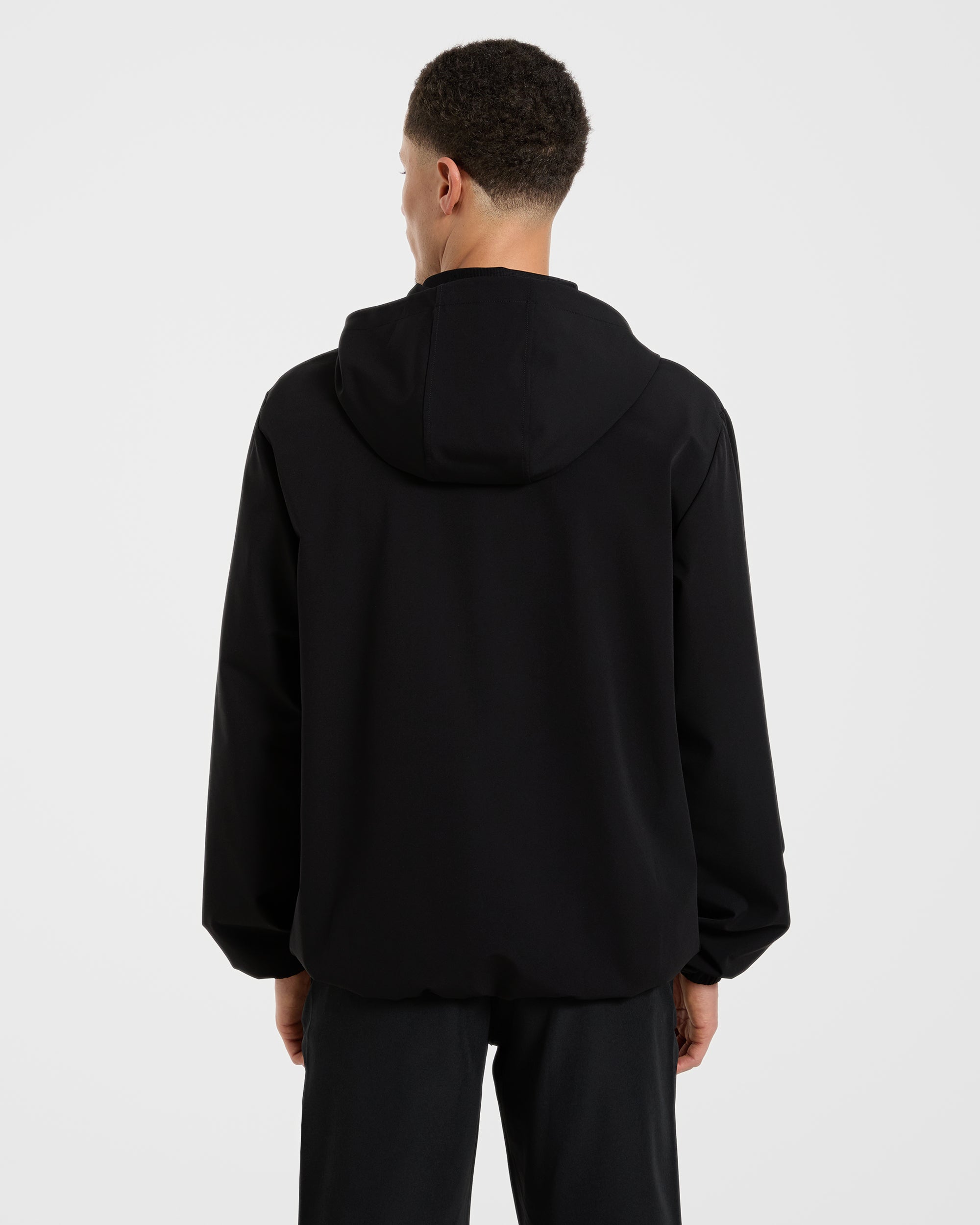 Precision 1/4 Zip Wind Pullover - Black