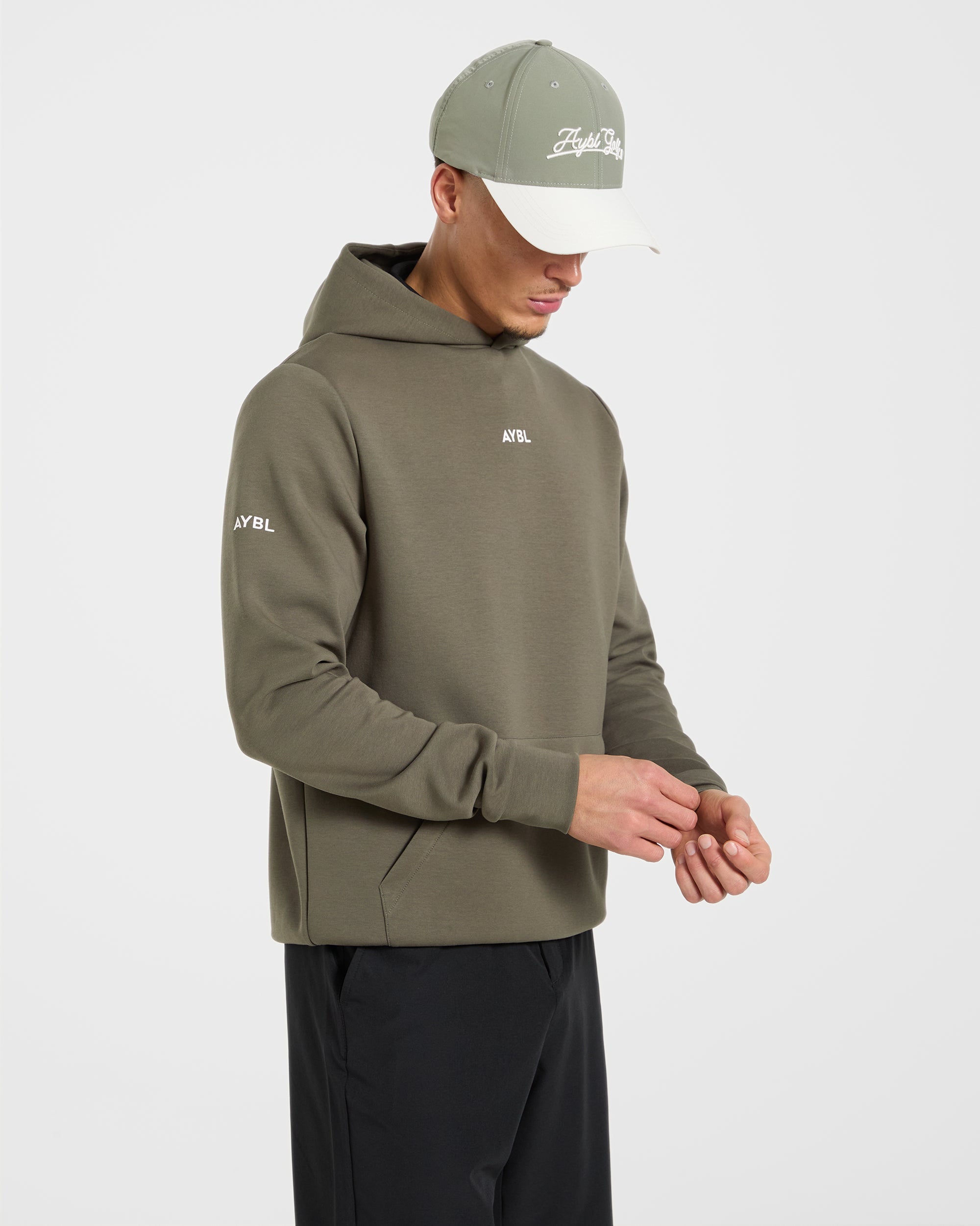 Performance Hoodie - Muted Olive