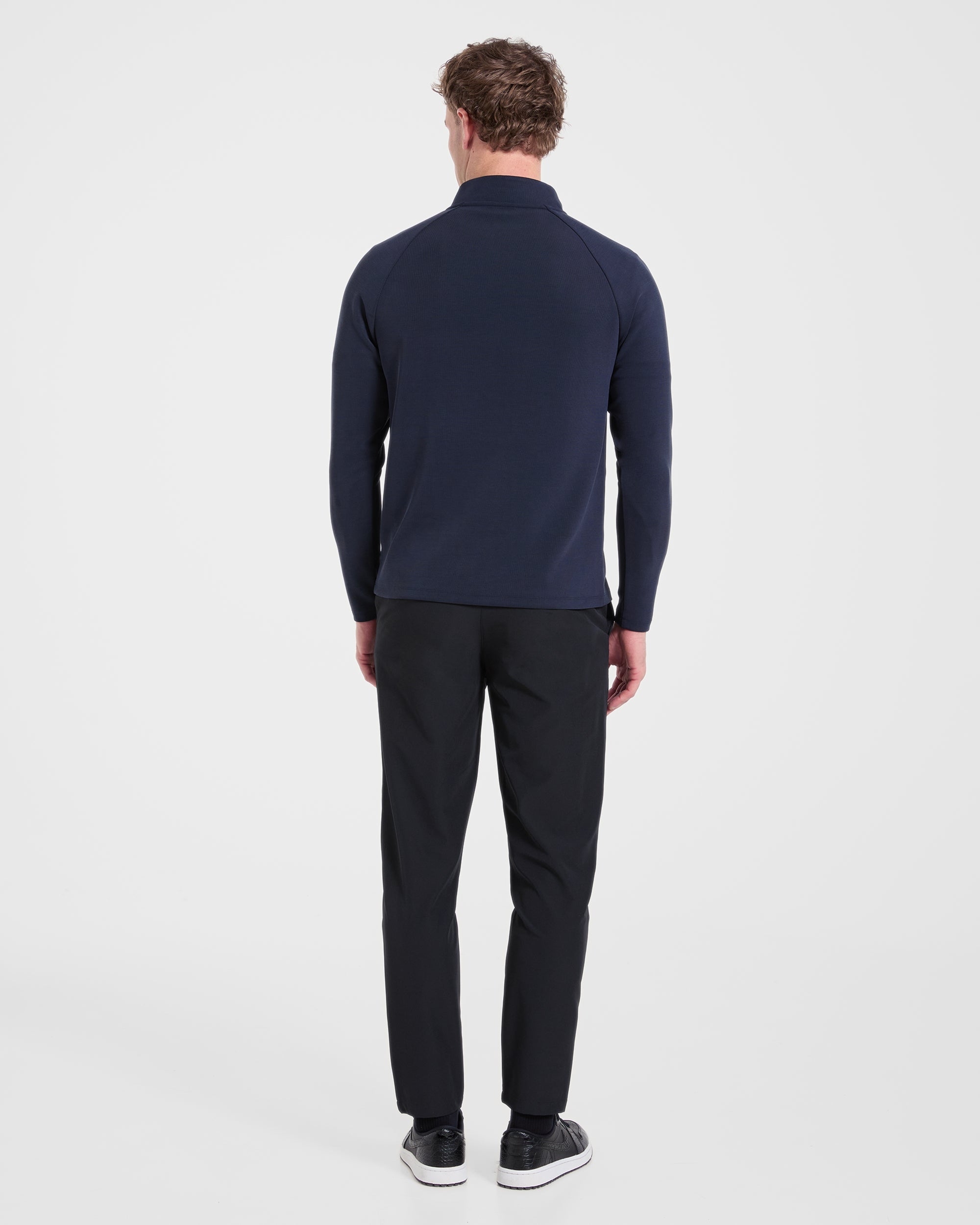 Precision Hybrid 1/4 Zip Pullover - Navy