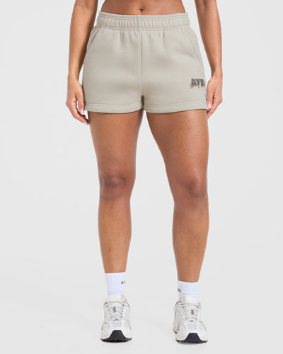Sports Society Oversized Shorts - Sand
