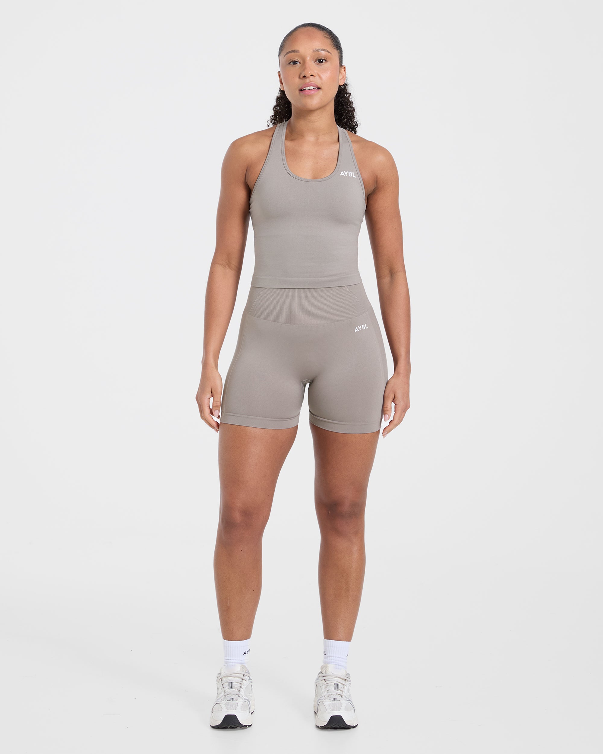 Empower Seamless Tank Top - Taupe