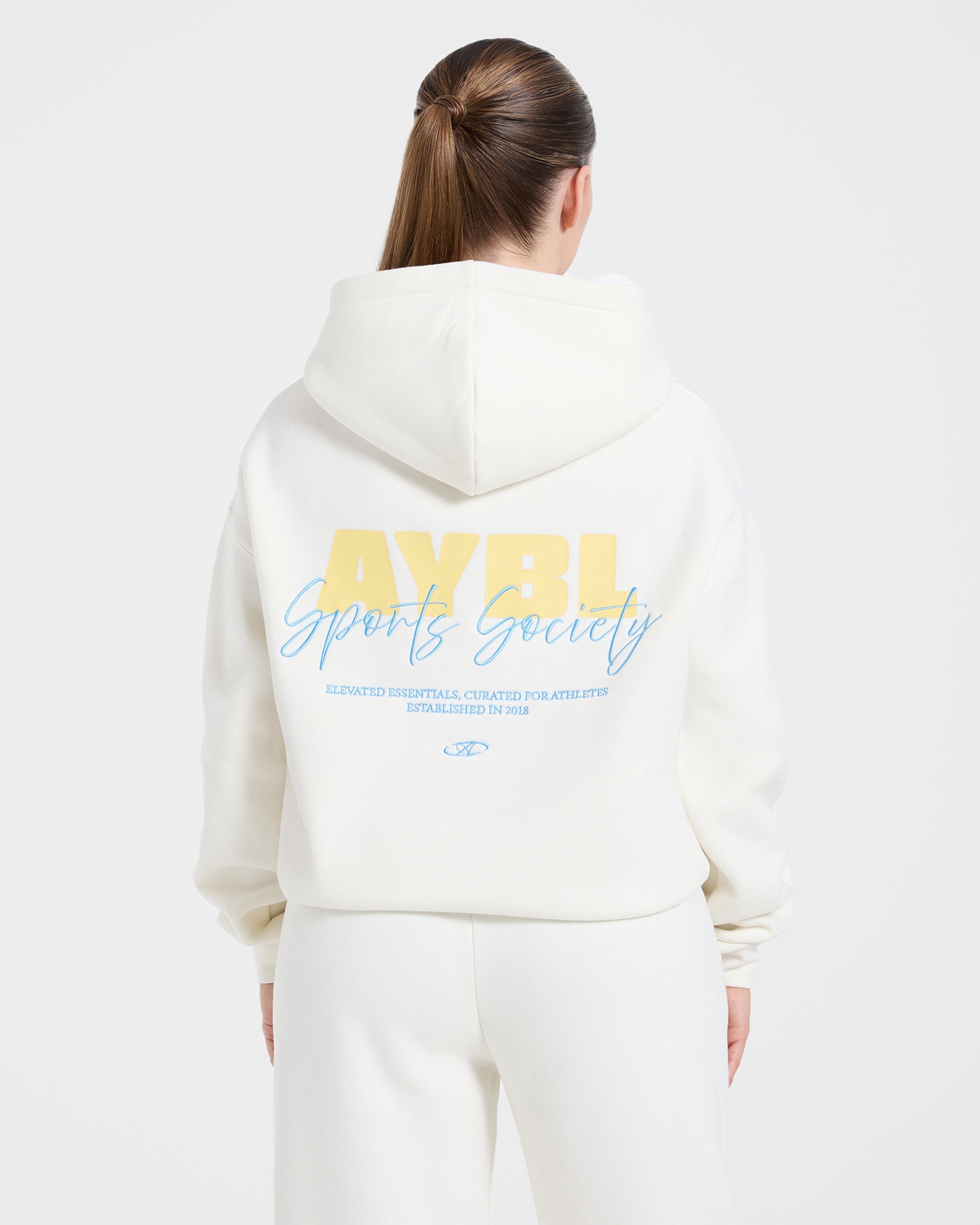 Sports Society Oversized Hoodie - Off White