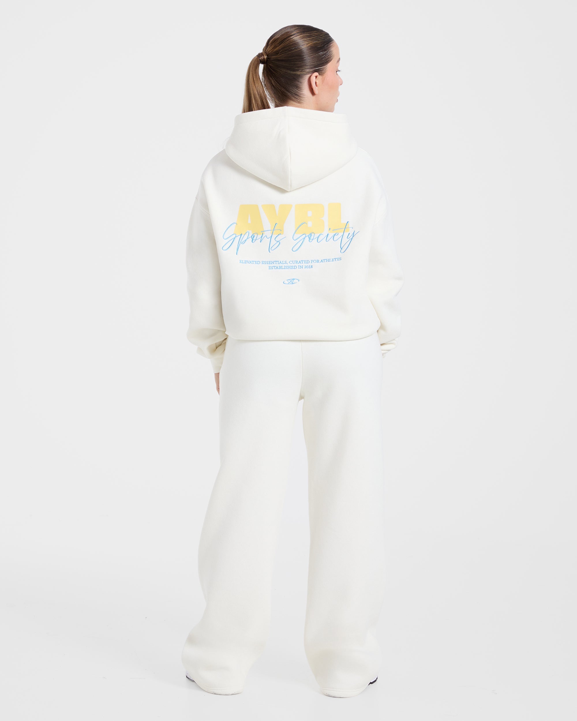 Sports Society Oversized Hoodie - Off White