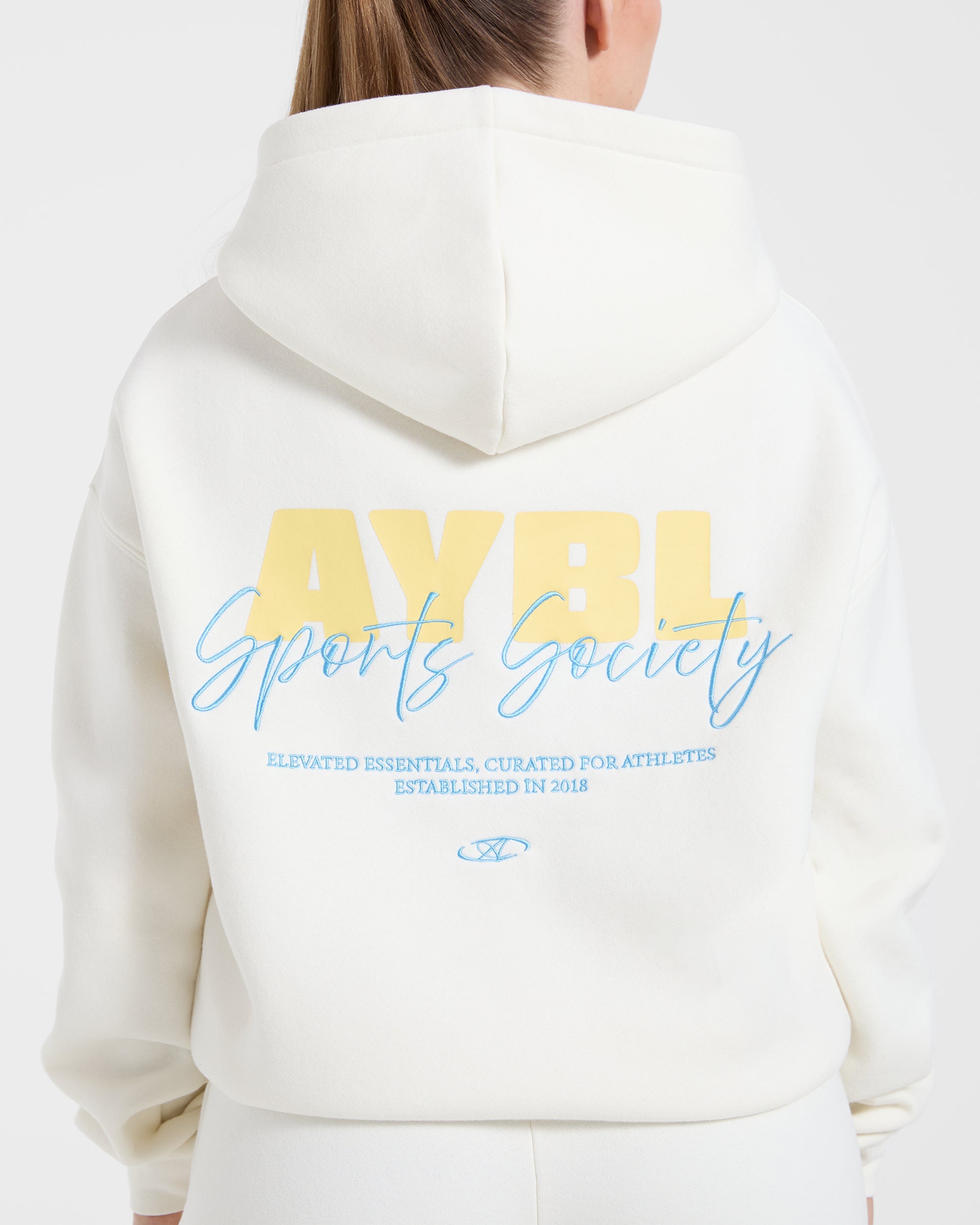 Sports Society Oversized Hoodie - Off White