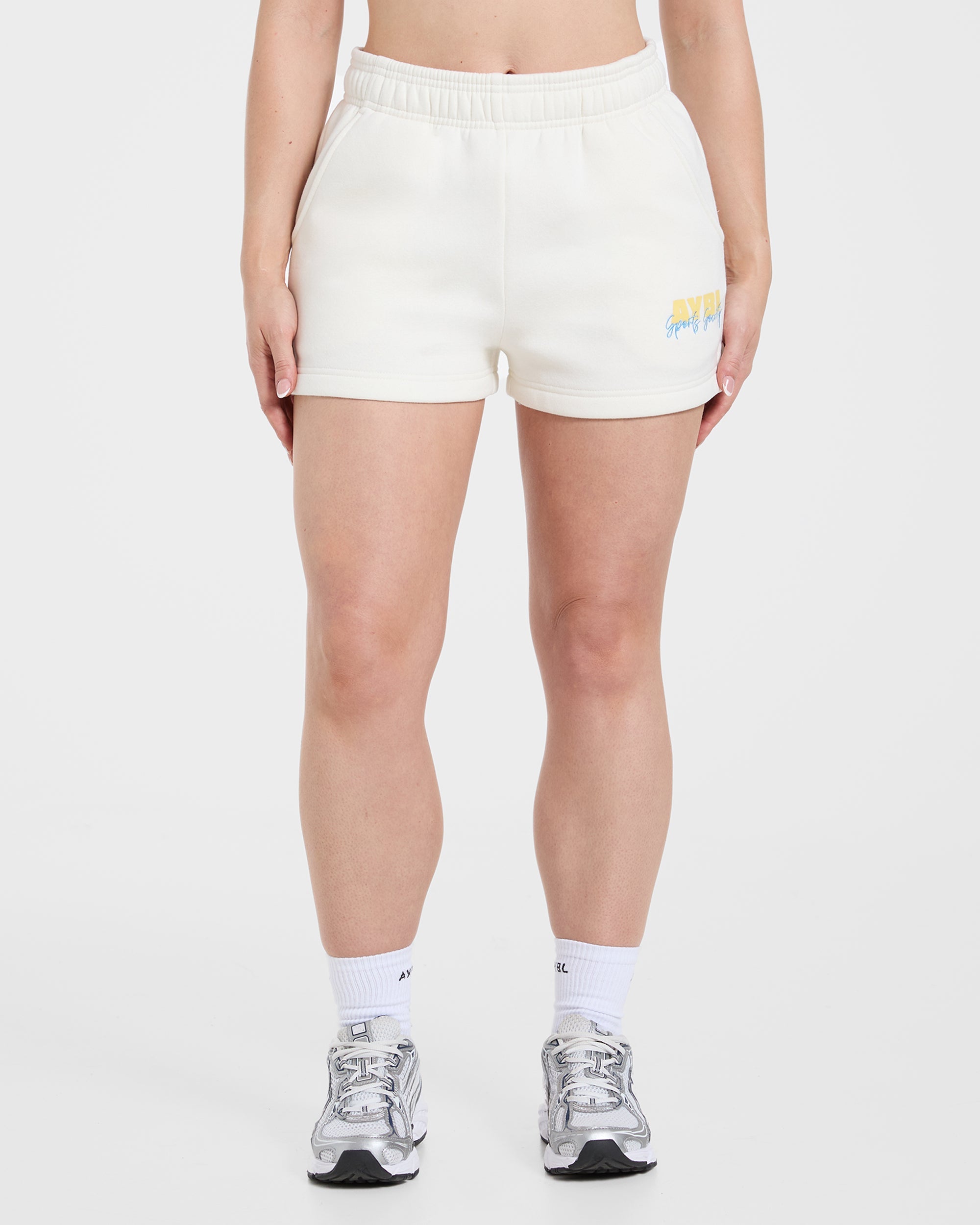 Sports Society Oversized Shorts - Off White