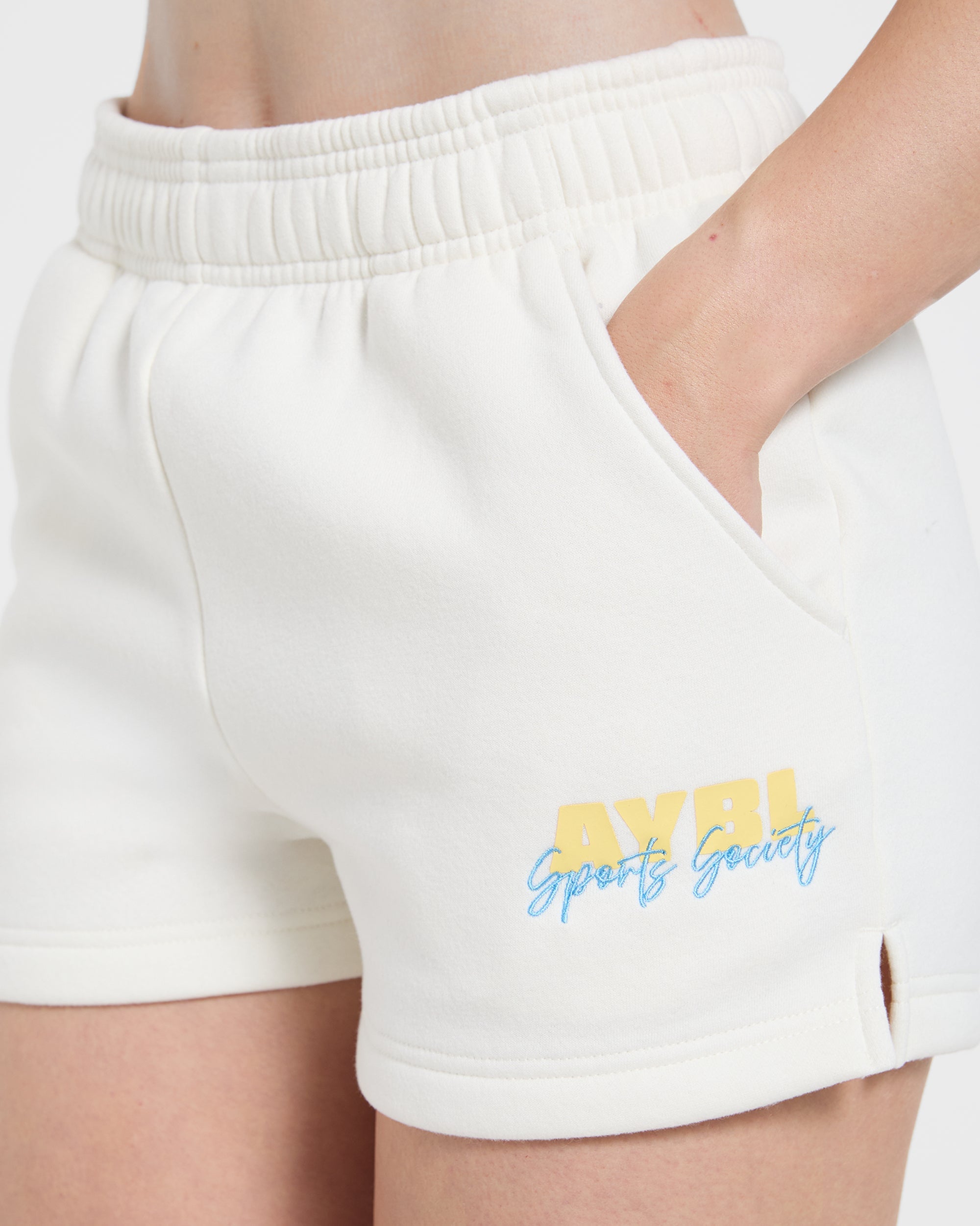 Sports Society Oversized Shorts - Off White