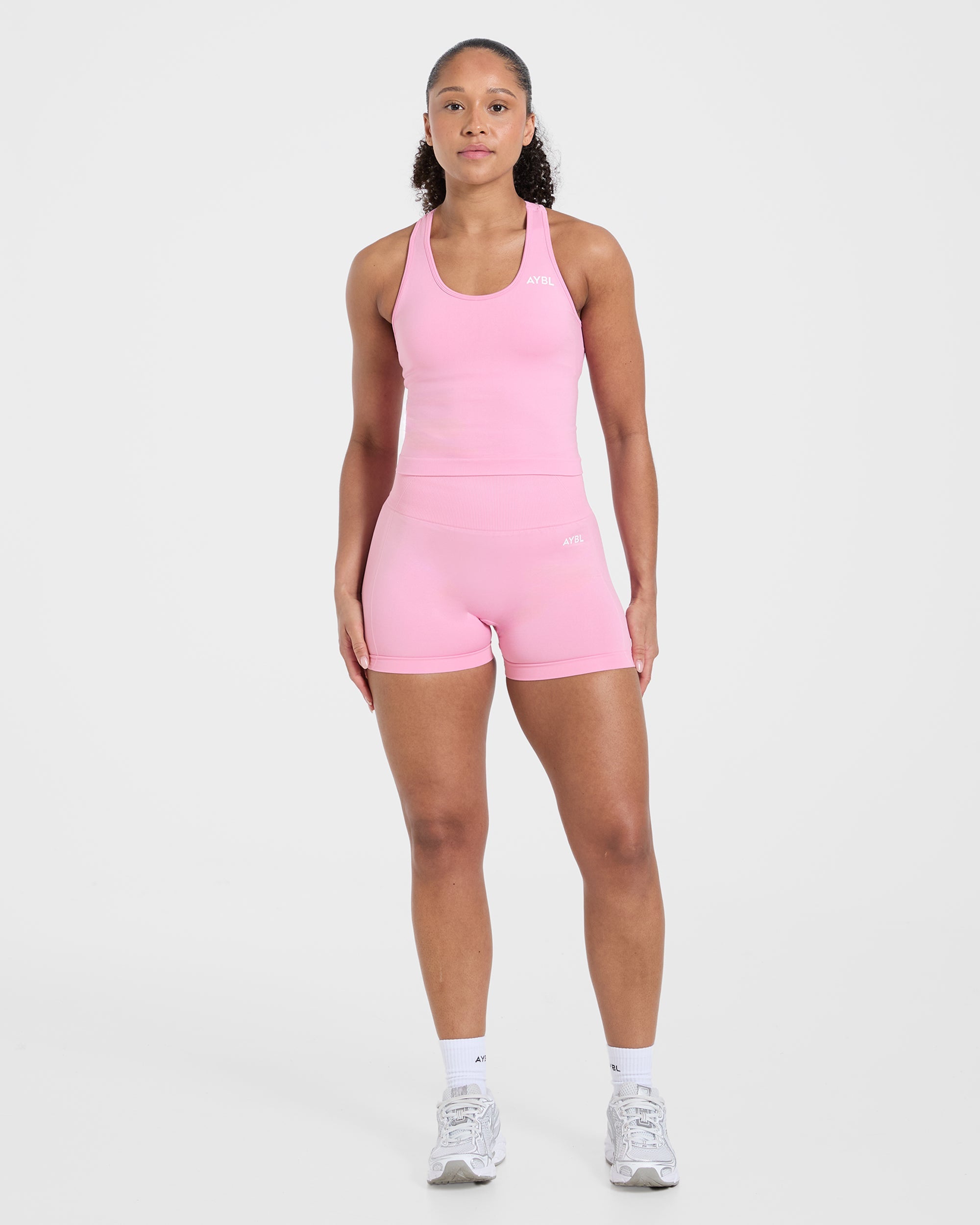Empower Seamless Tank Top - Baby Pink