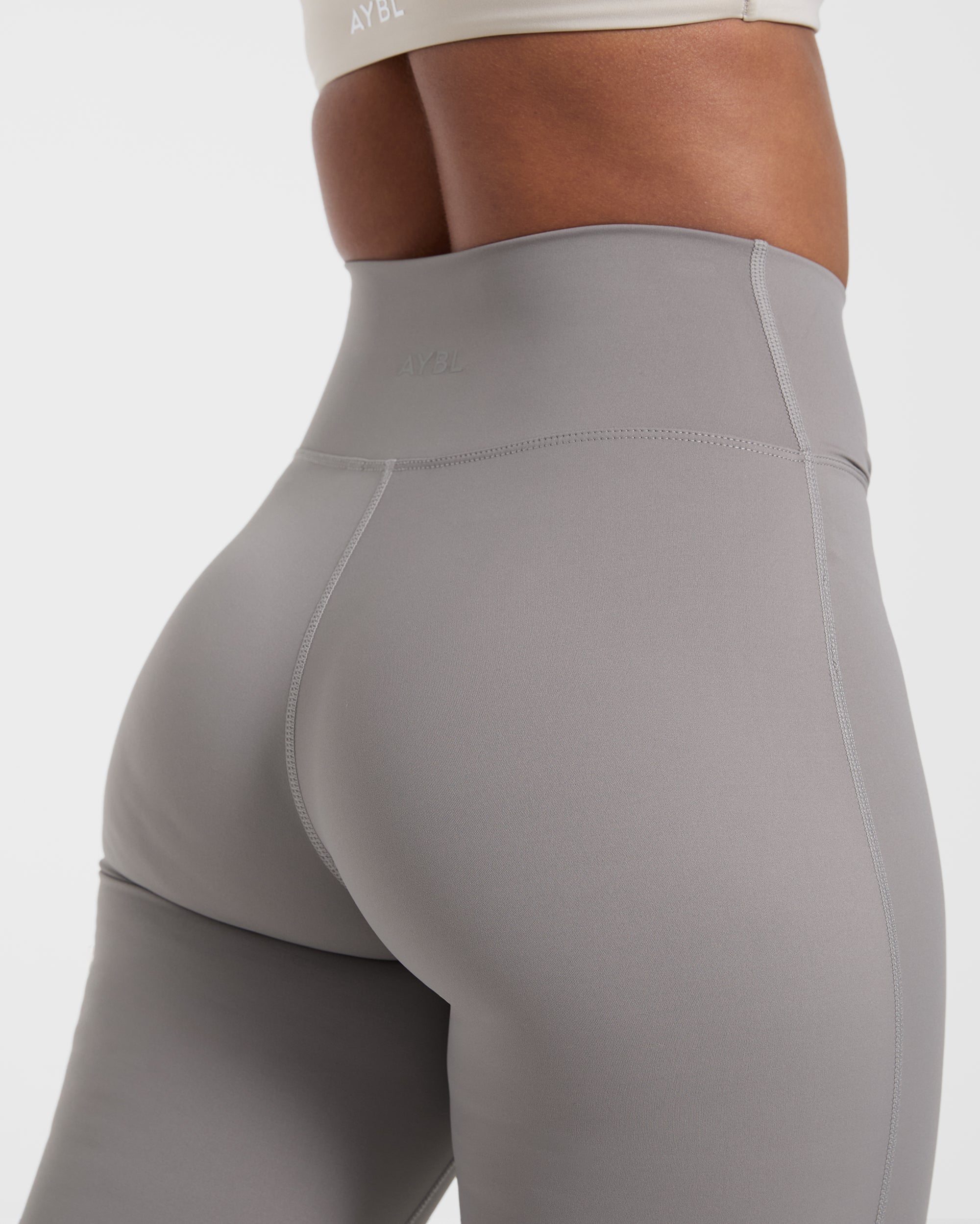 Sculpt Wrap Flared Leggings - Smoke Grey
