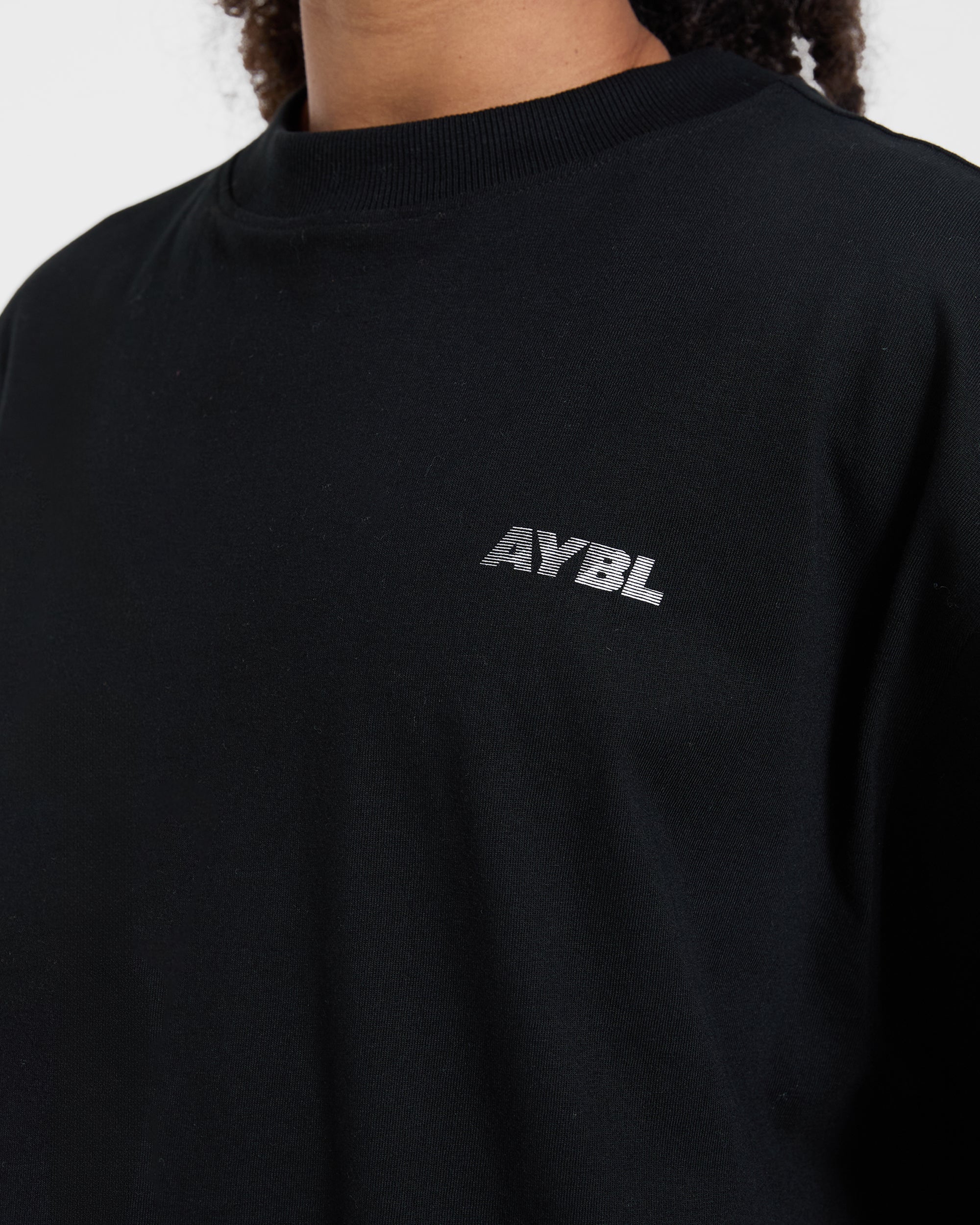 Athletics Department Oversized T Shirt - Black