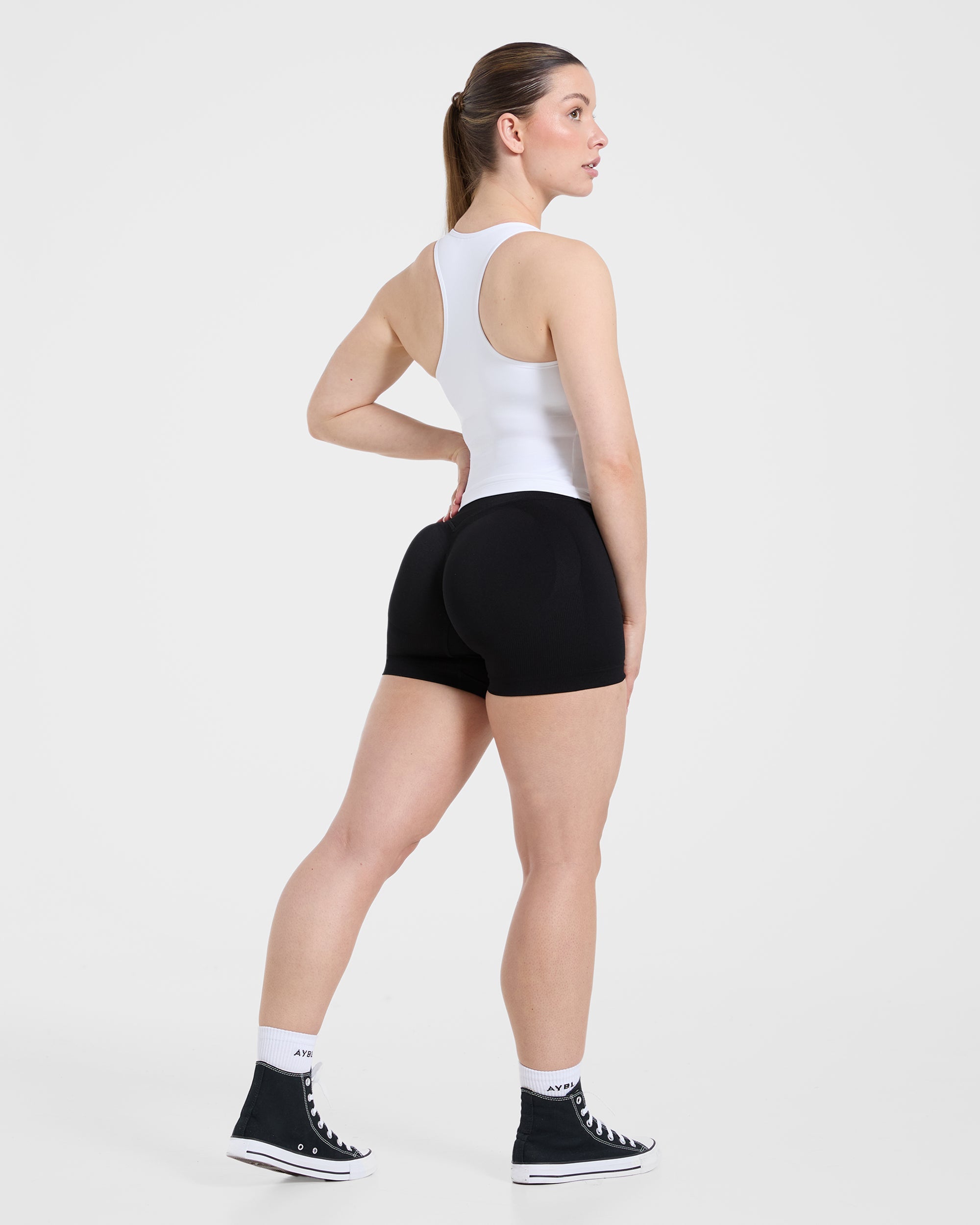 Essential Racerback Tank Top - White