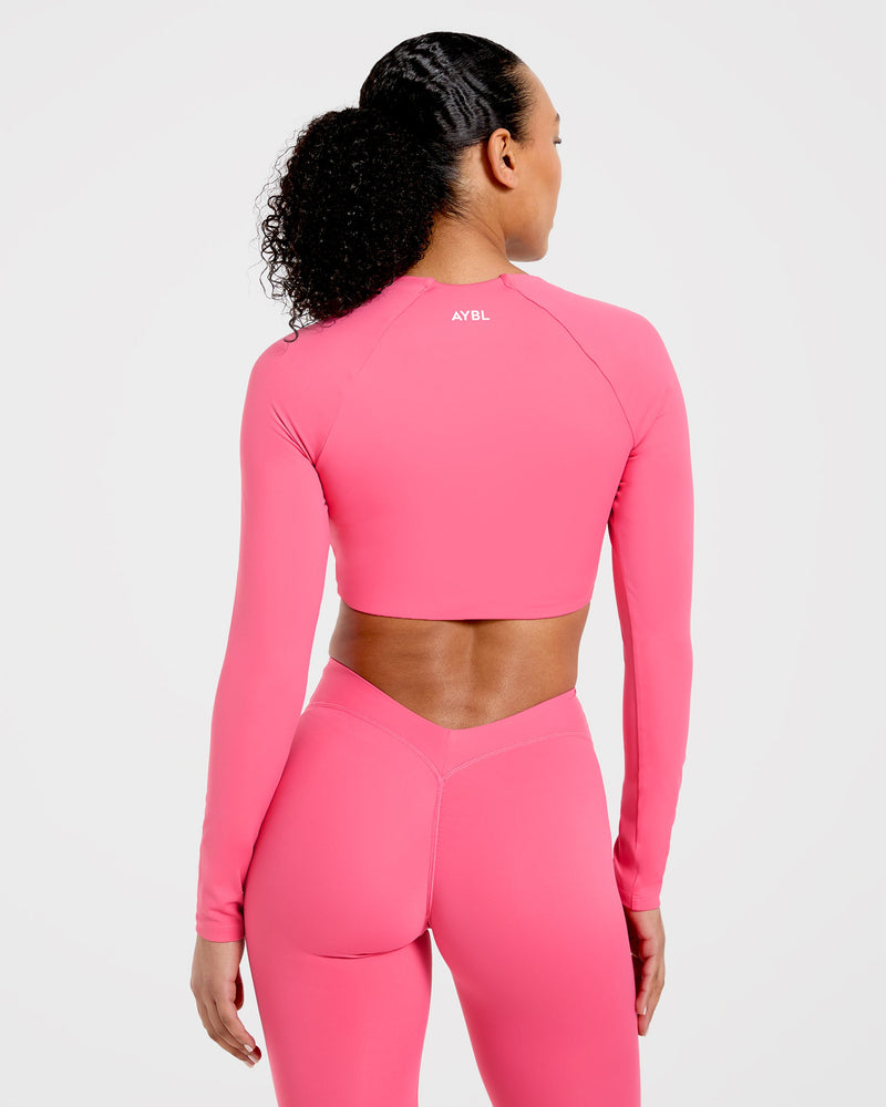 Physique Long Sleeve Crop Top