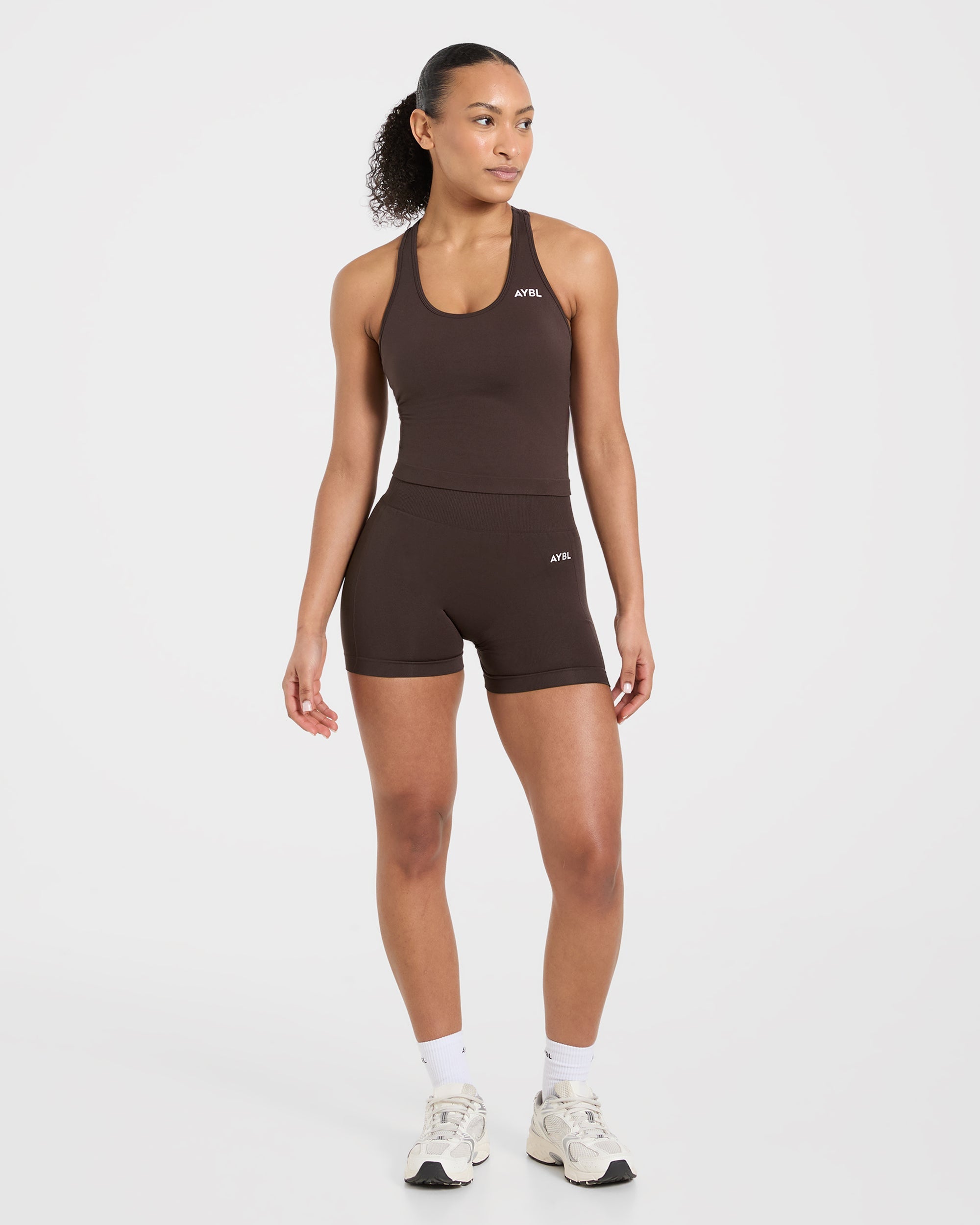 Empower Seamless Tank Top - Cocoa Brown