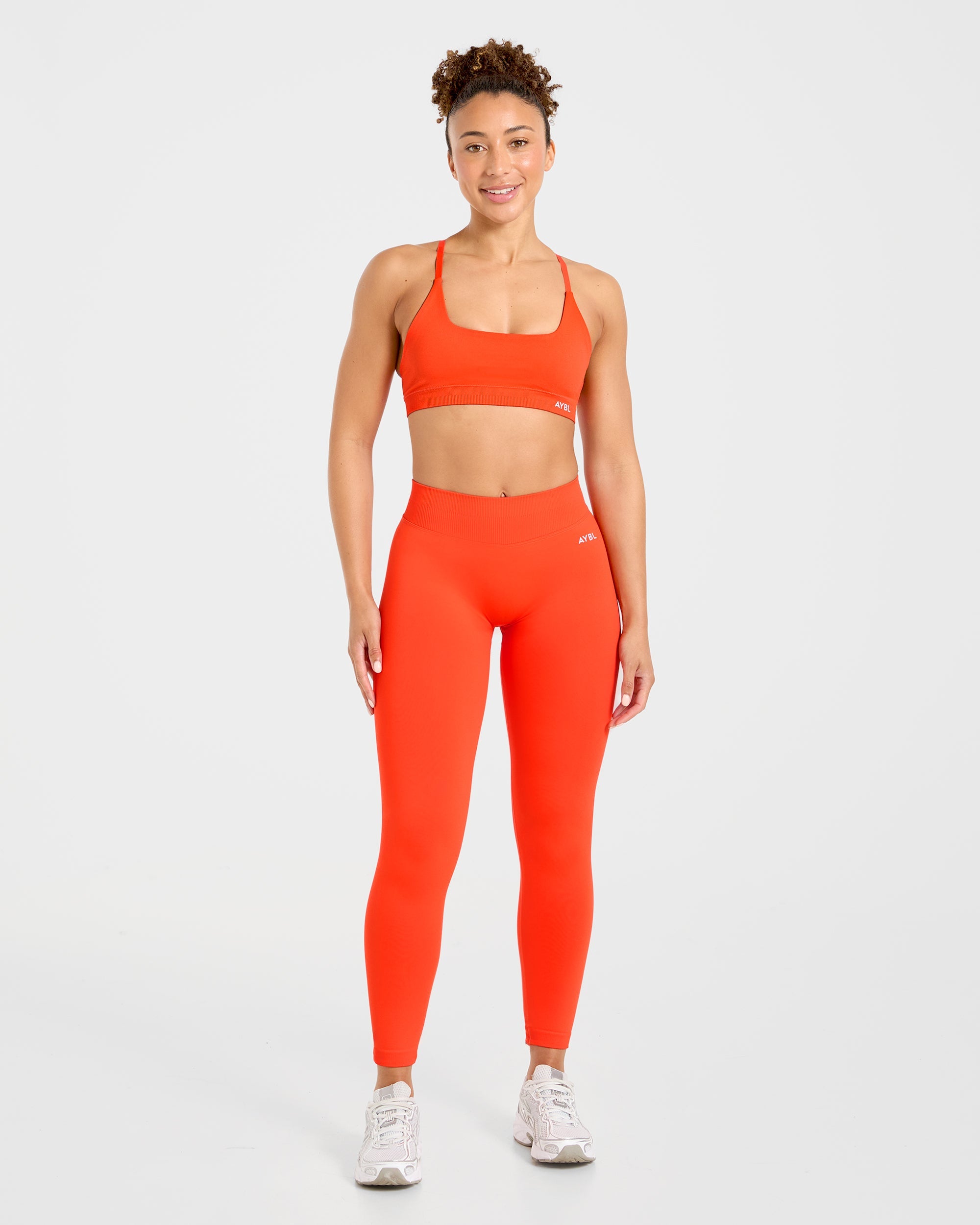 Enhance Seamless Sports Bra - Summer Orange