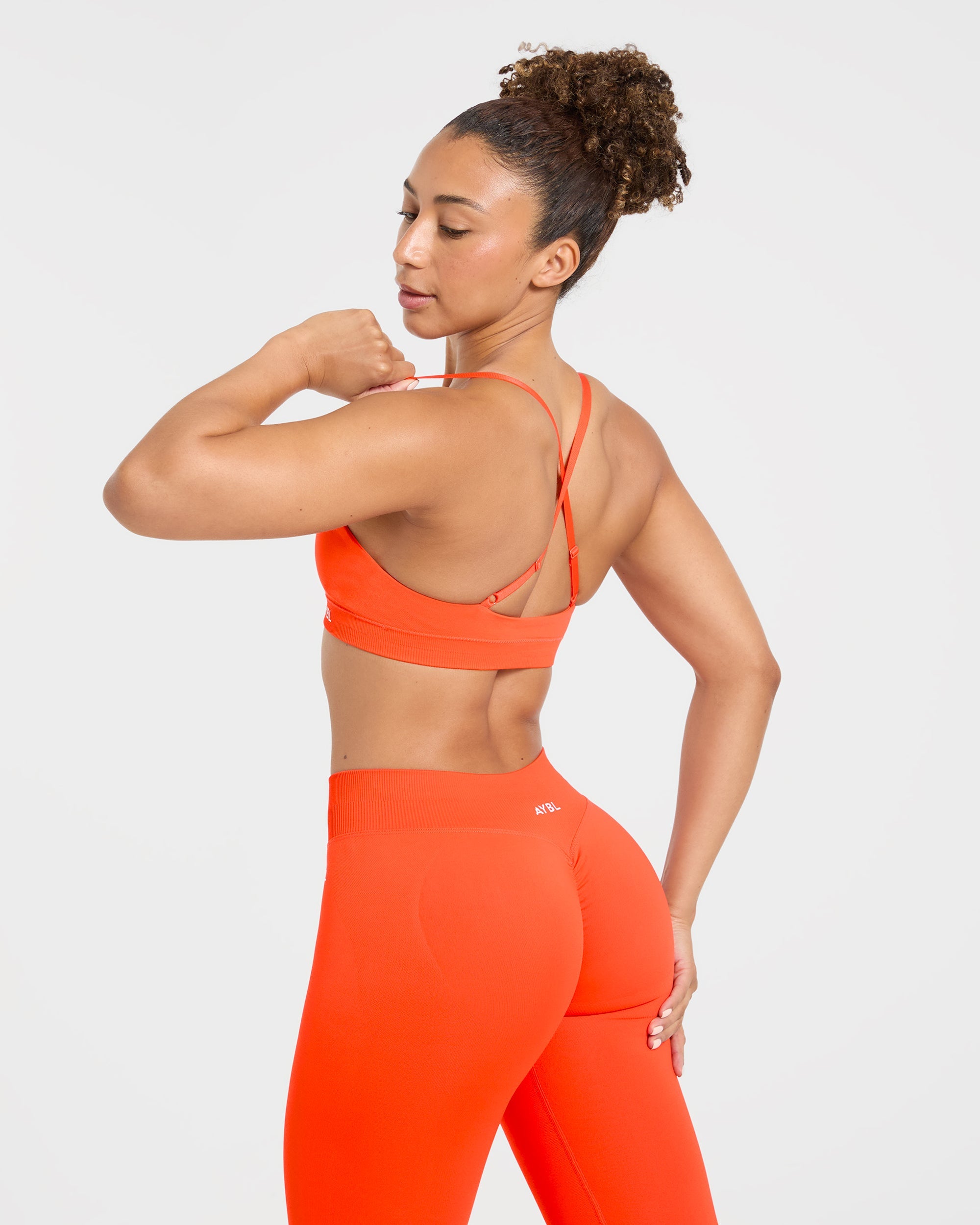 Enhance Seamless Sports Bra - Summer Orange