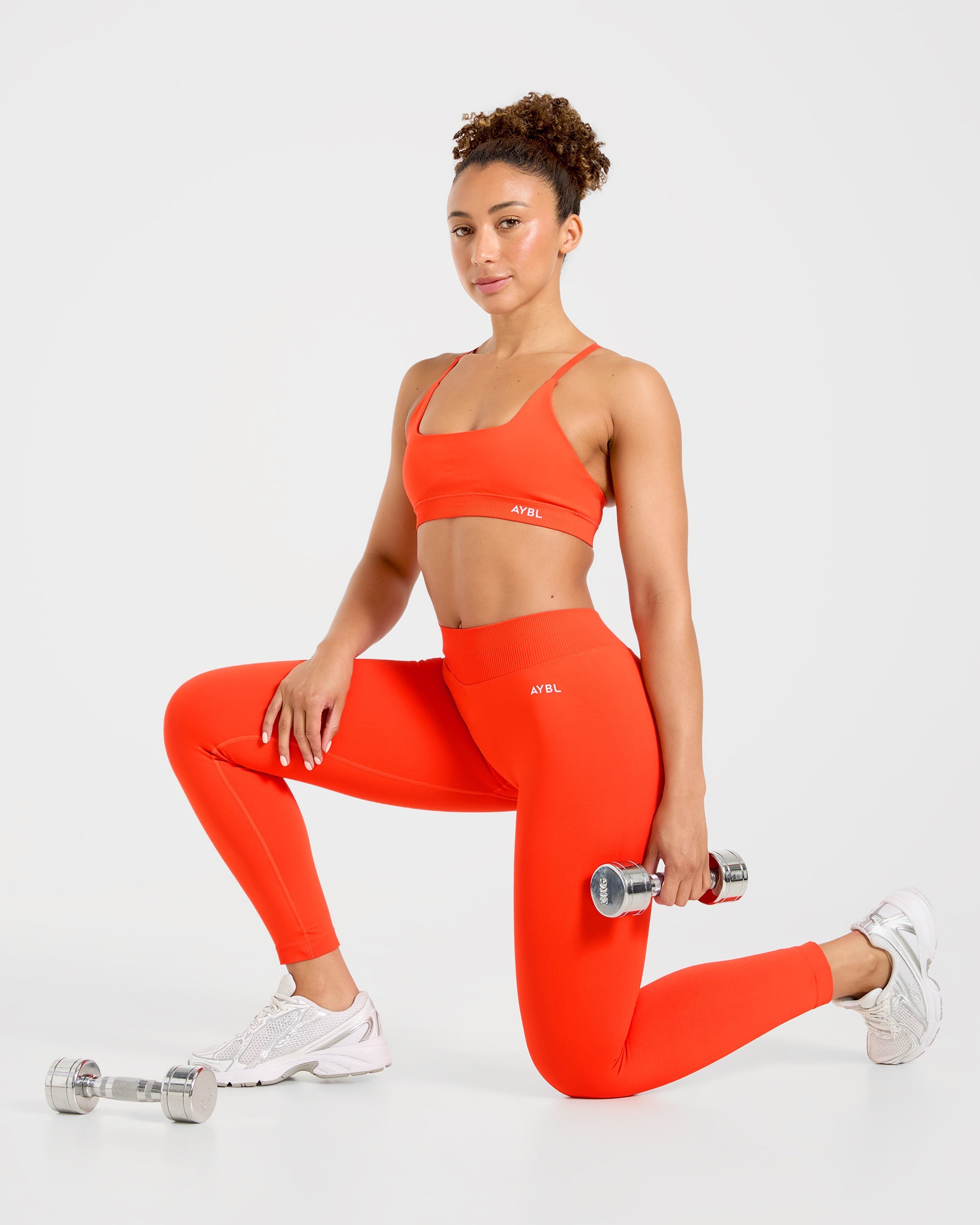 Enhance Seamless Sports Bra - Summer Orange