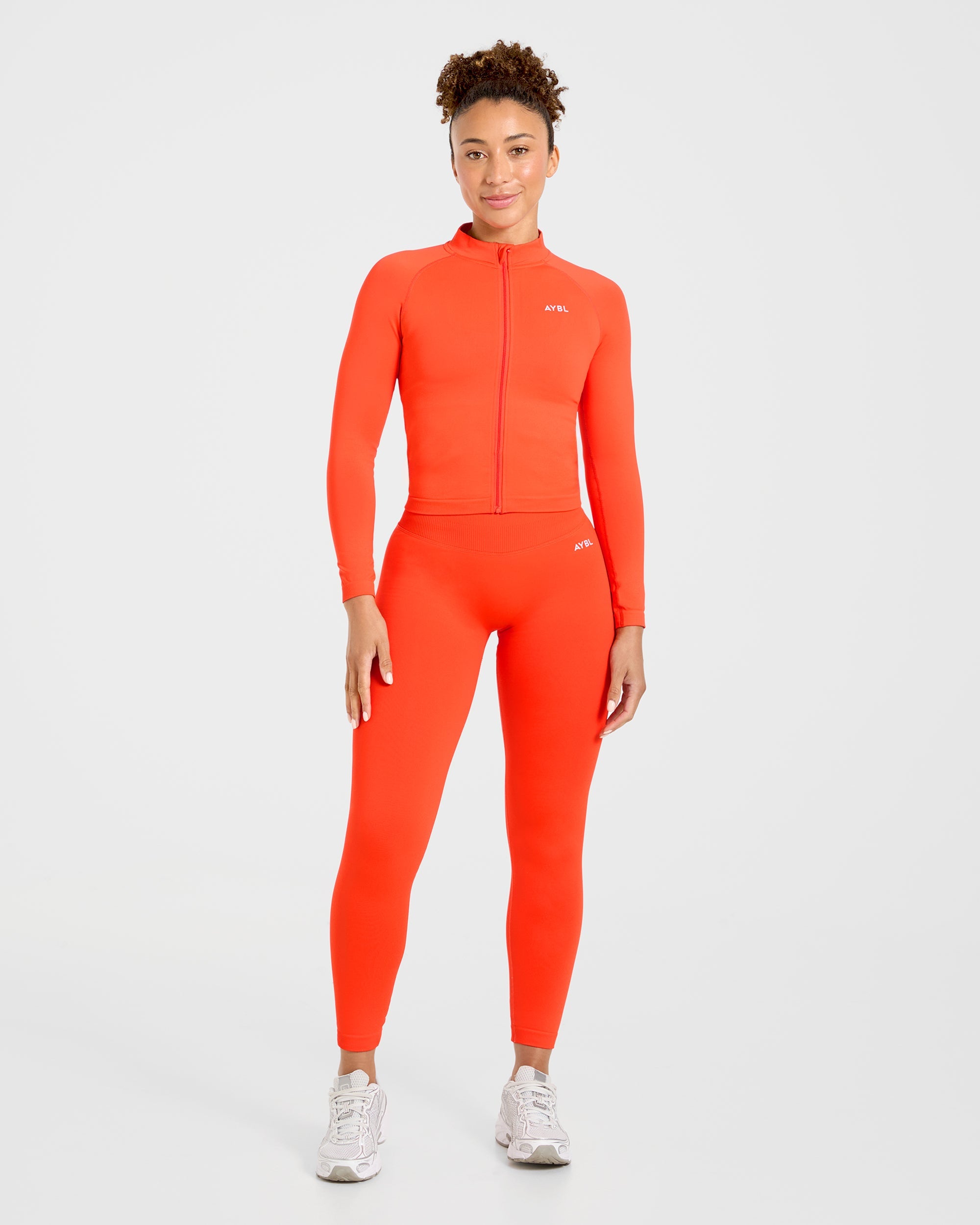 Enhance Seamless Jacket - Summer Orange