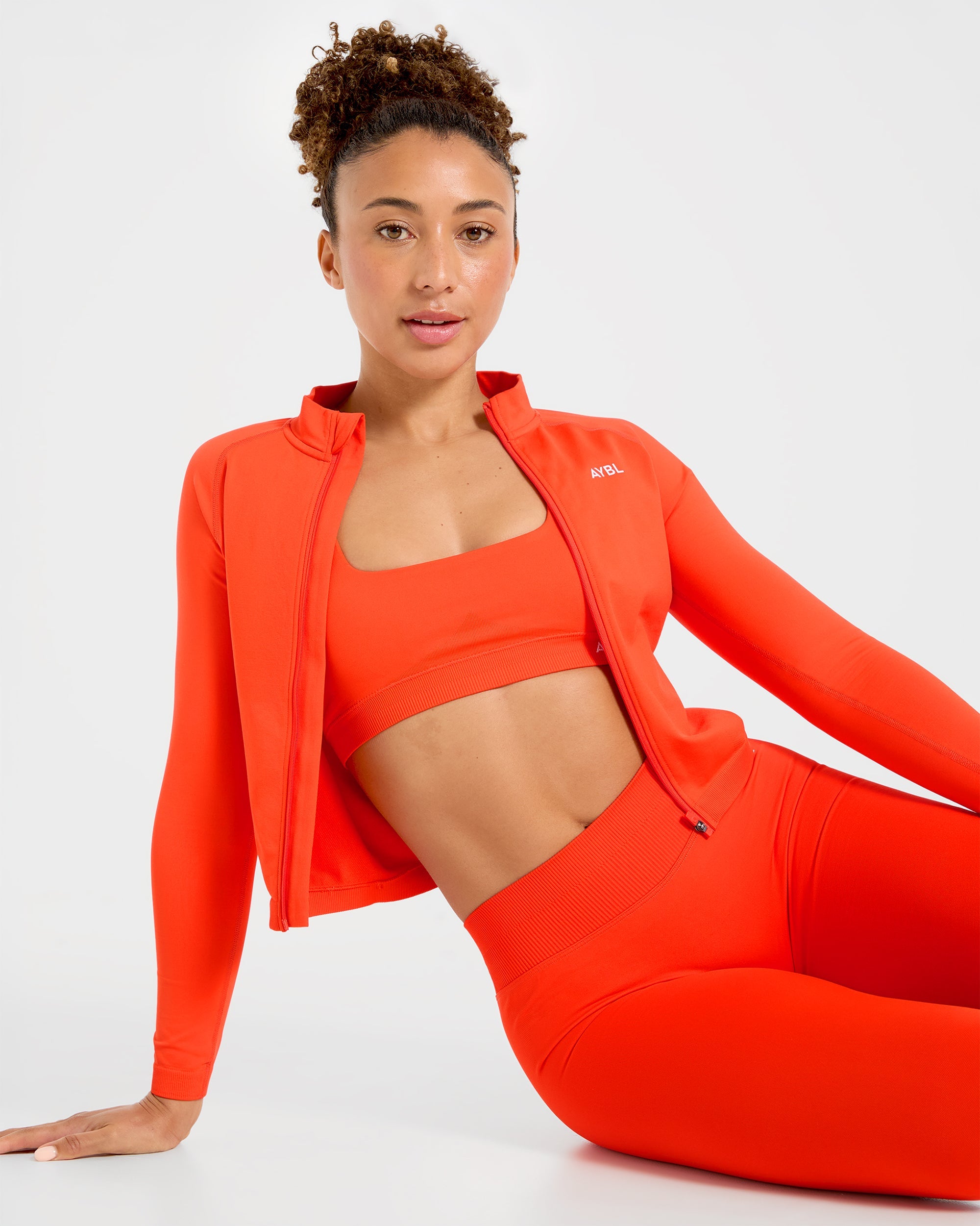 Enhance Seamless Jacket - Summer Orange