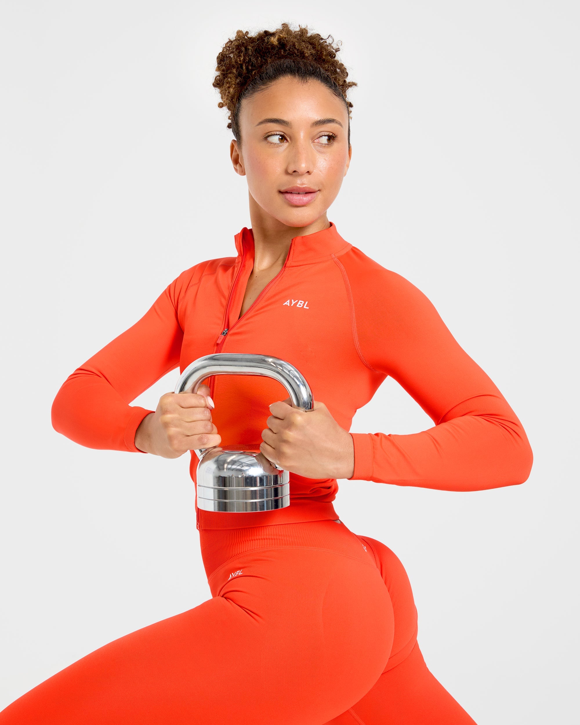 Enhance Seamless Jacket - Summer Orange