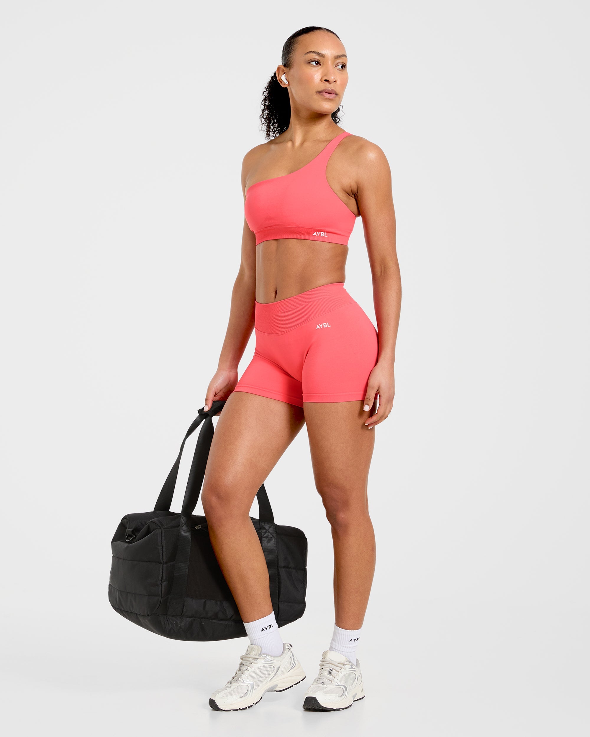 Enhance Seamless Shorts | 3.5" - Summer Coral